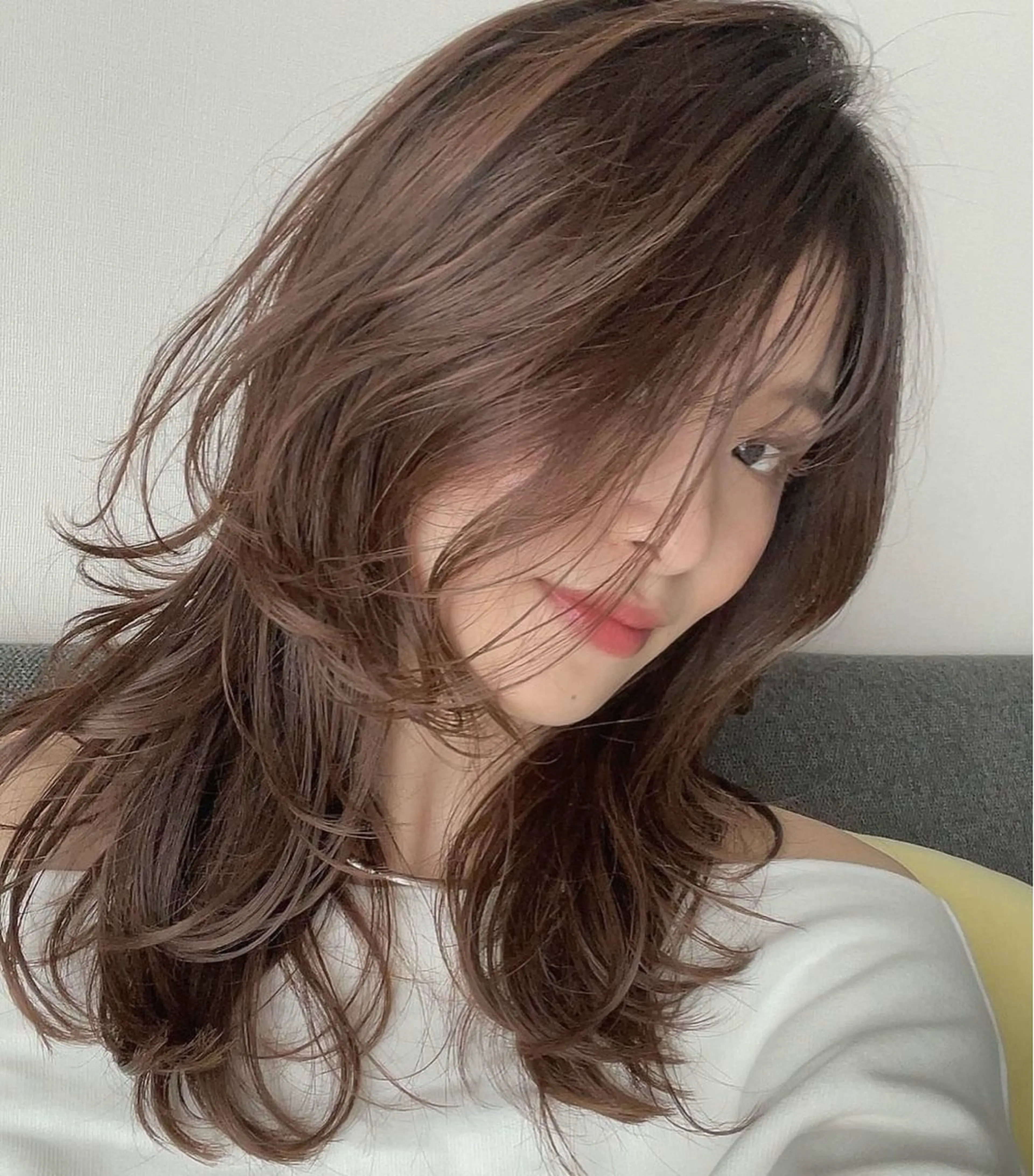 セミロング パーマ AVEDA Lifestyle  Salon & Spa 南青山所属・🌿カットモデル募集 🌿rinonのヘアスタイル