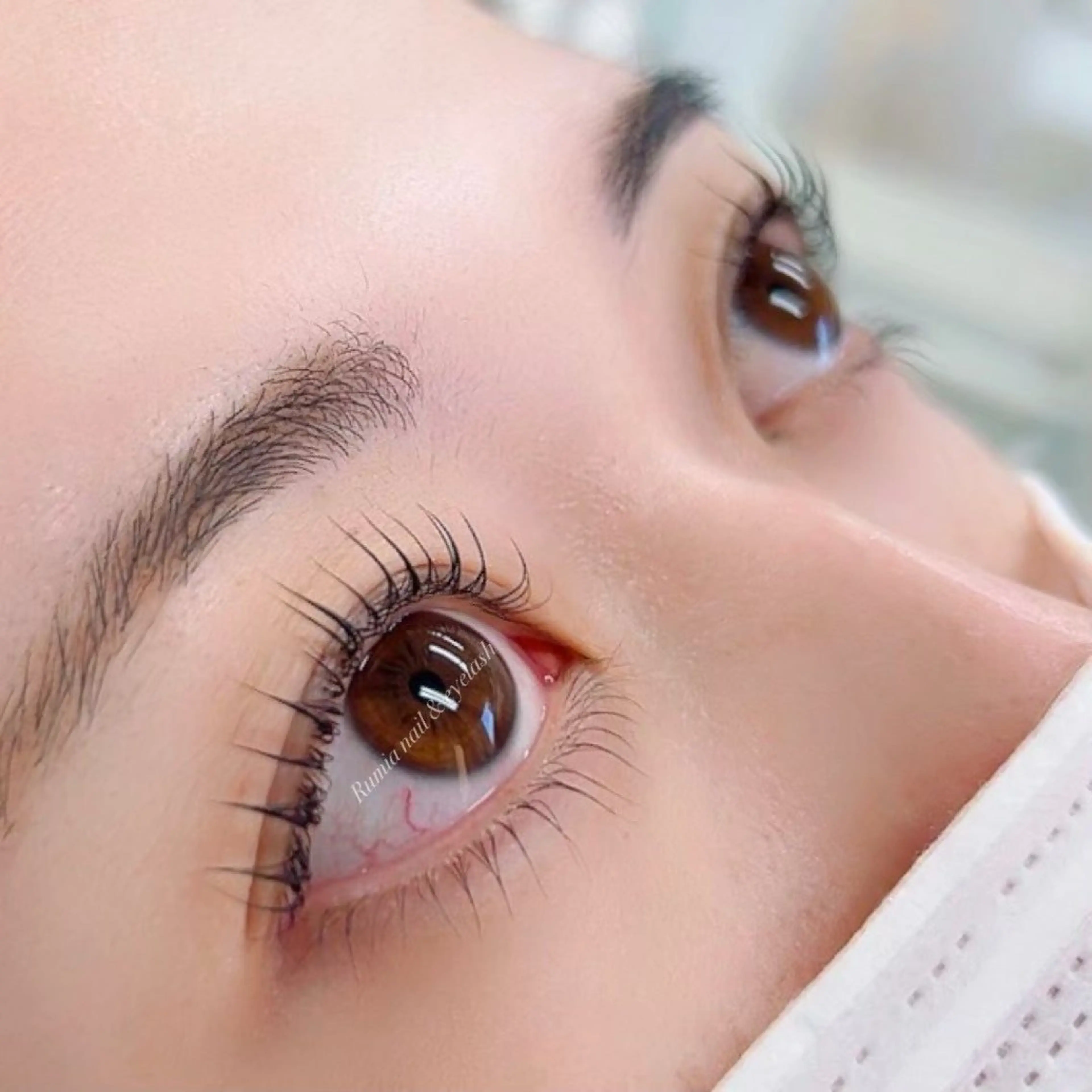 マツエク・マツパ 韓国風マツエク ナチュラル パリジェンヌラッシュリフト まつげパーマ 一重×まつ毛パーマ Rumia Salonのエステ・リラクイメージ