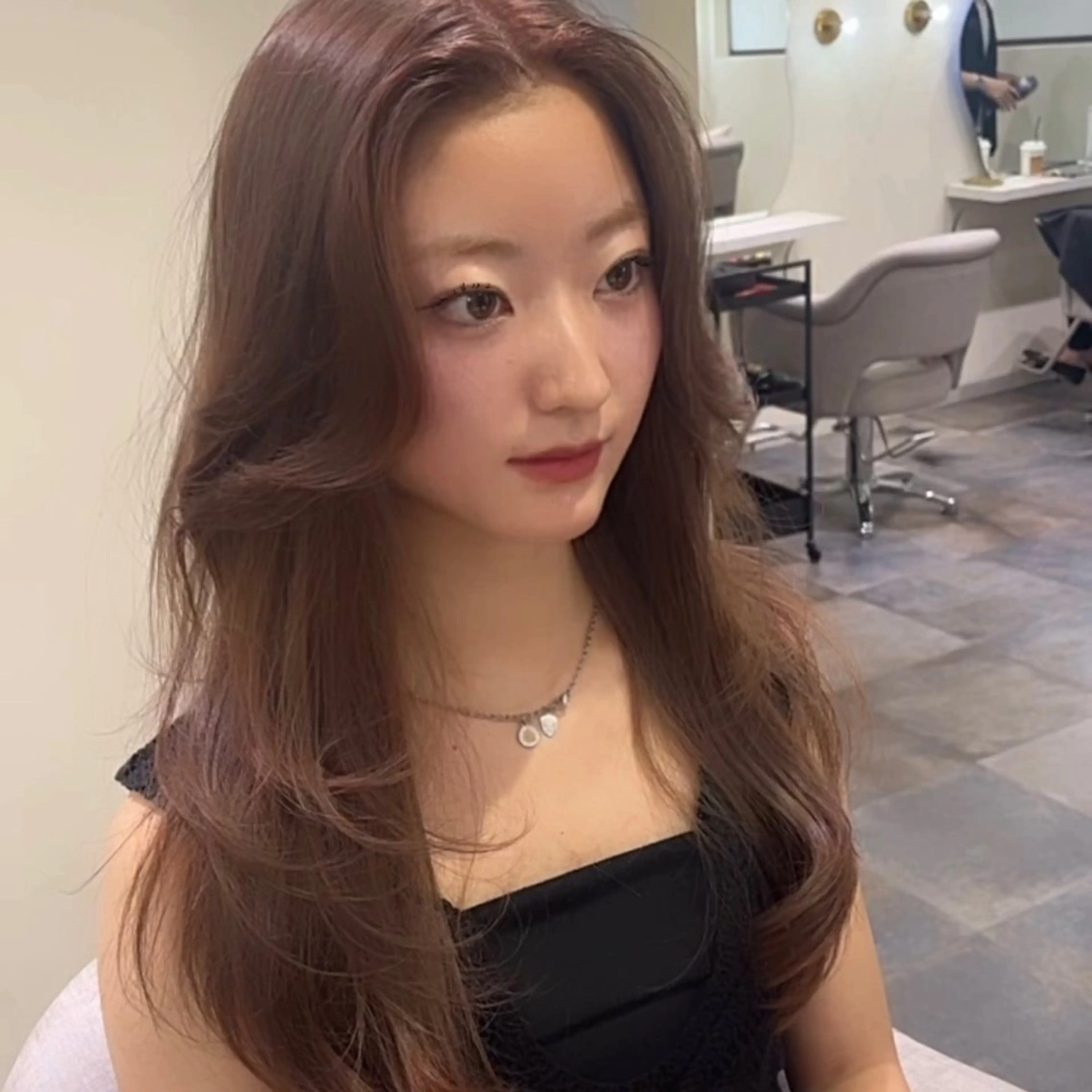 ロング Sugar【シュガー】所属・ブリーチなしWカラー /レイヤーカット大阪のヘアスタイル