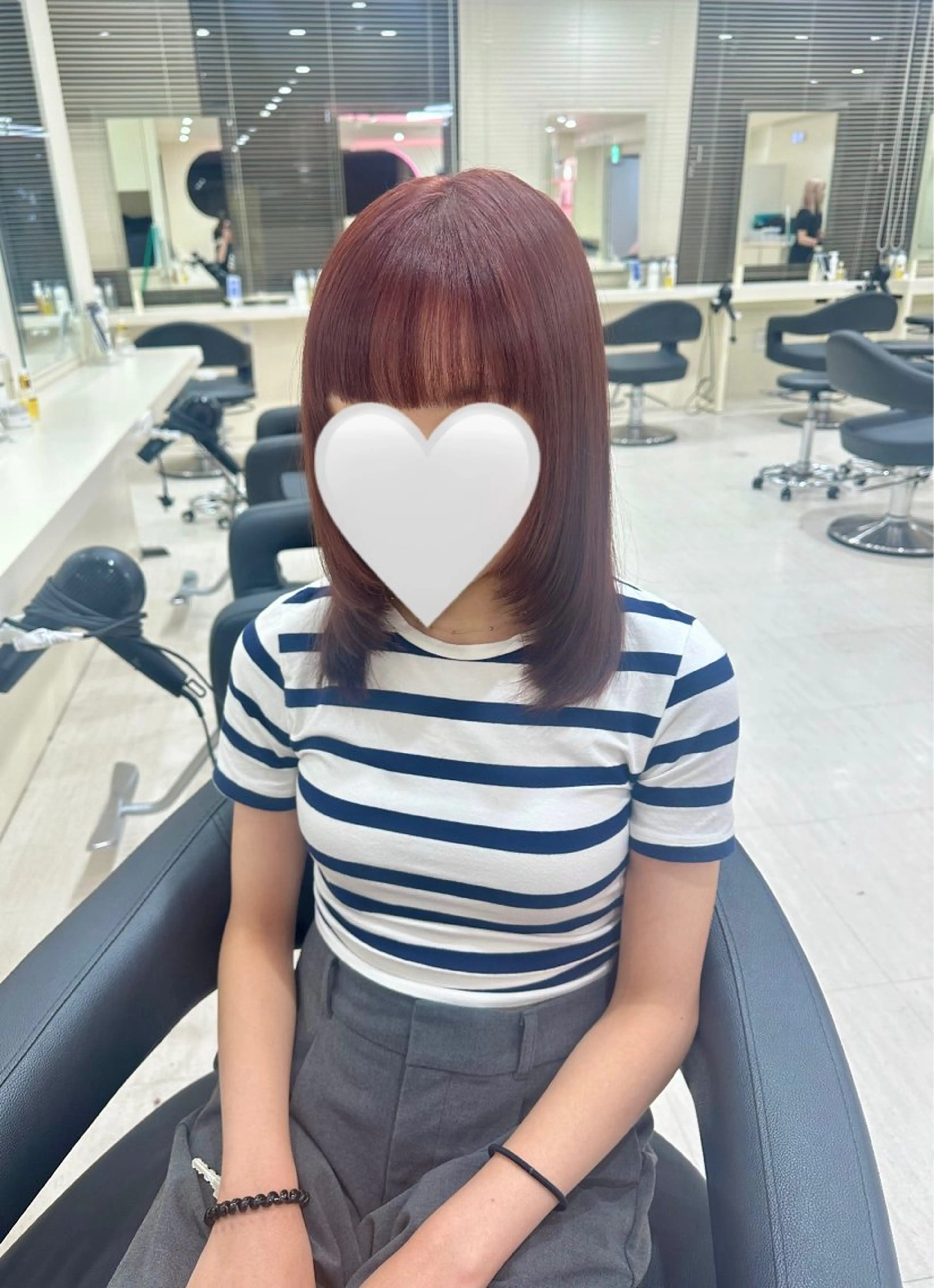 ロング カラー ヘアアレンジ 🎀 yuuka🎀のヘアスタイル