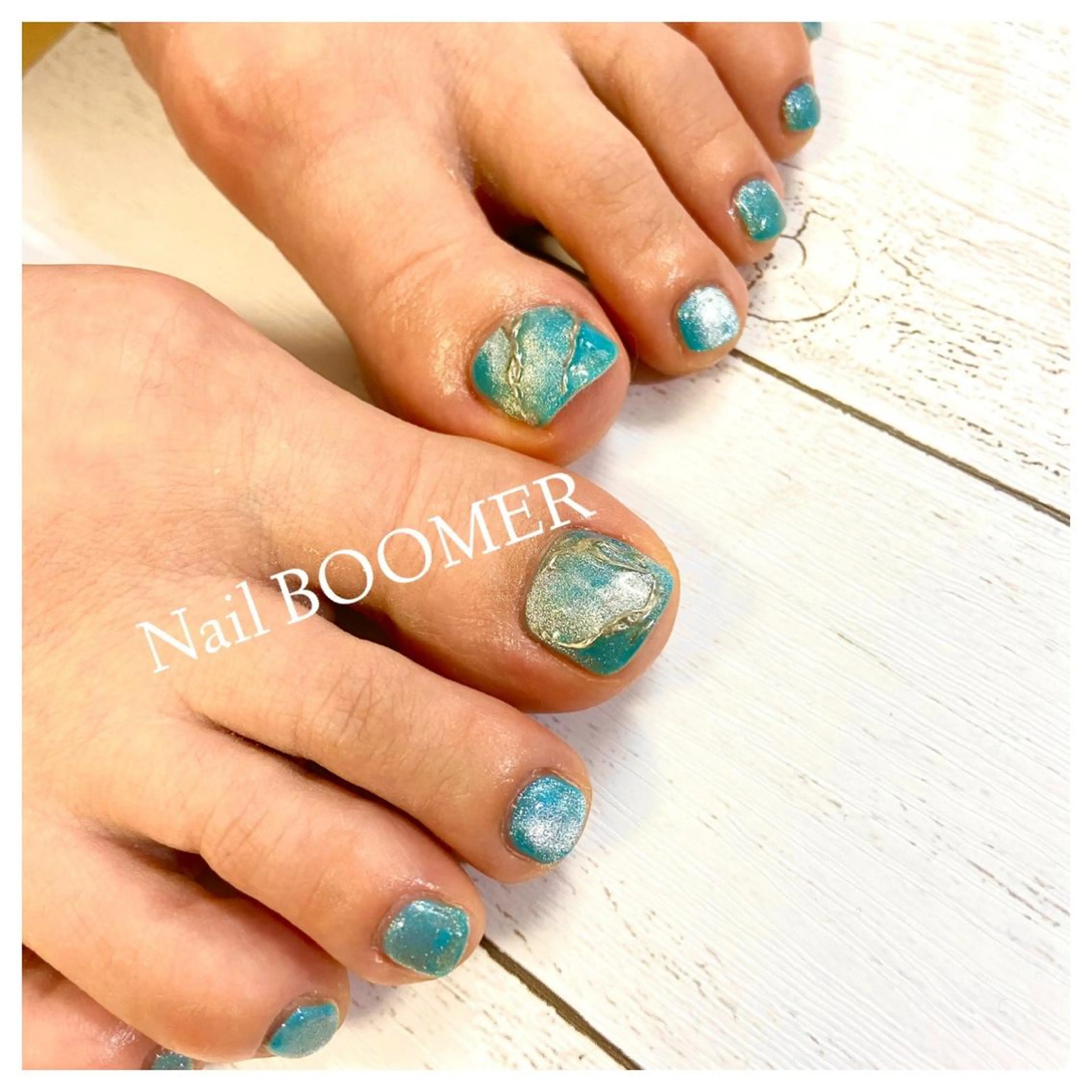 ネイル フットネイル ネイル ブーマーのネイルデザイン