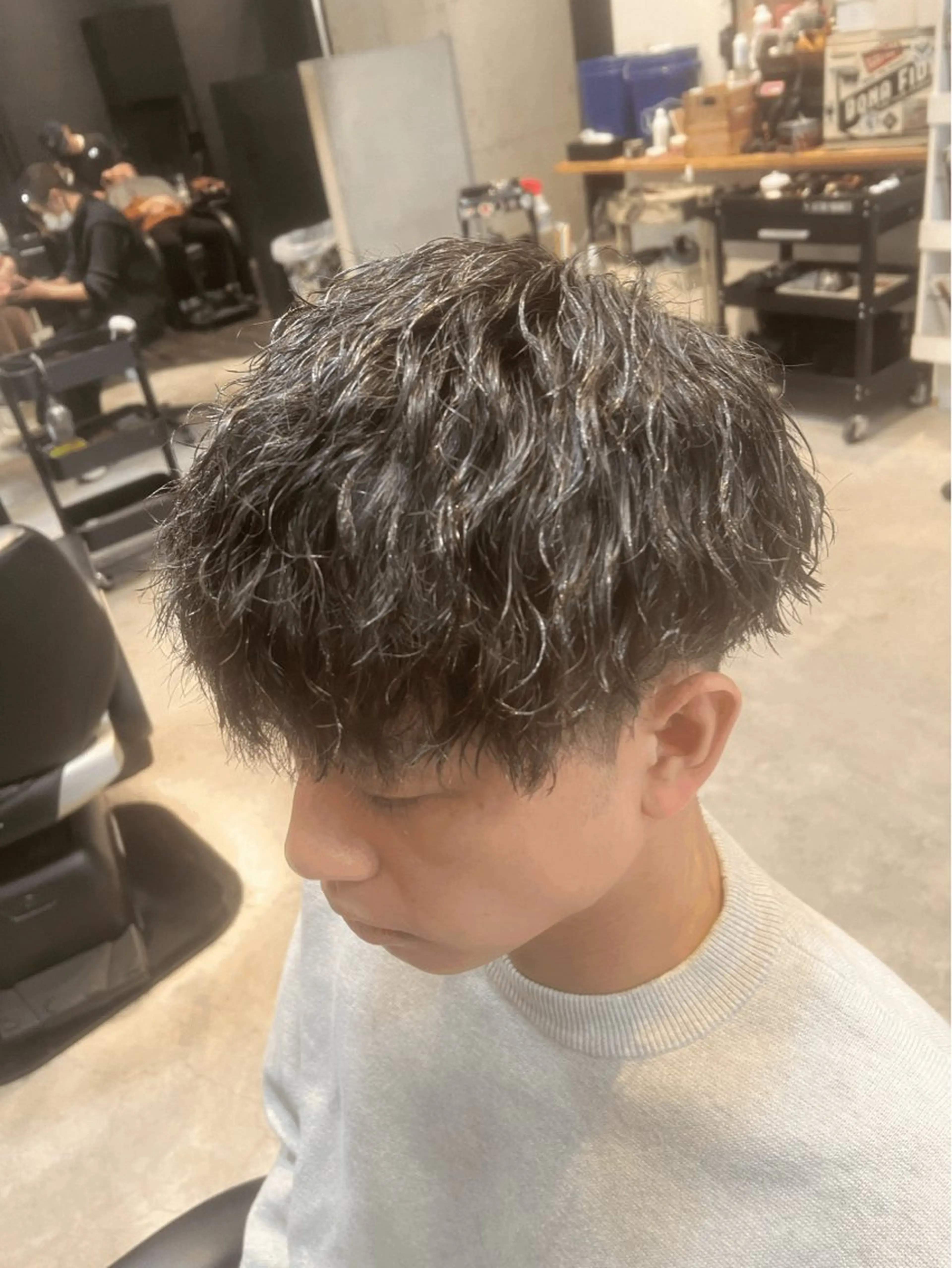 ショート パーマ 森長 マコトのヘアスタイル
