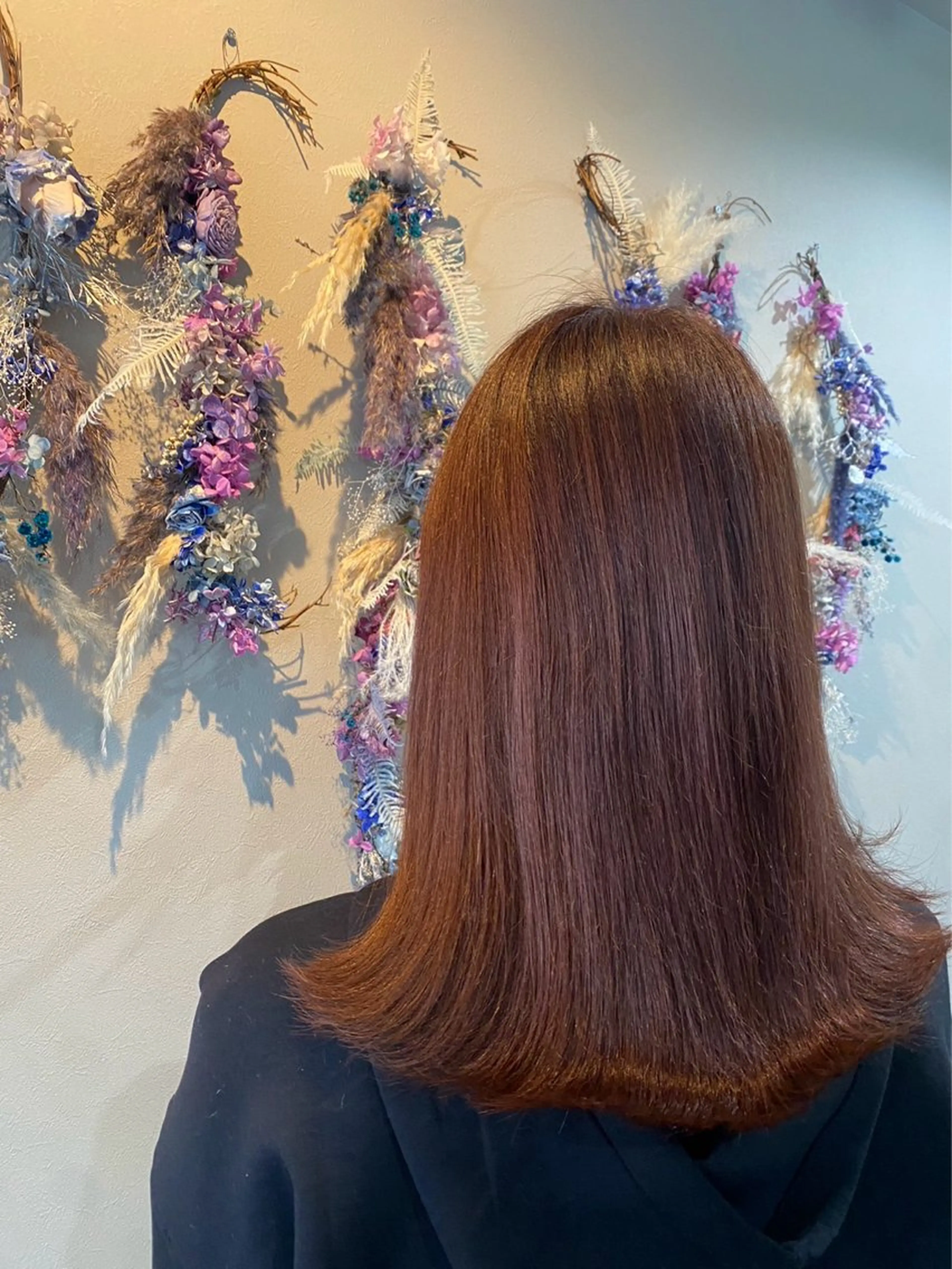 ロング トリートメント ヘアカラー トリートメント エヌプランツイズミフチュウ所属・エヌプランツ 和泉府中のヘアスタイル