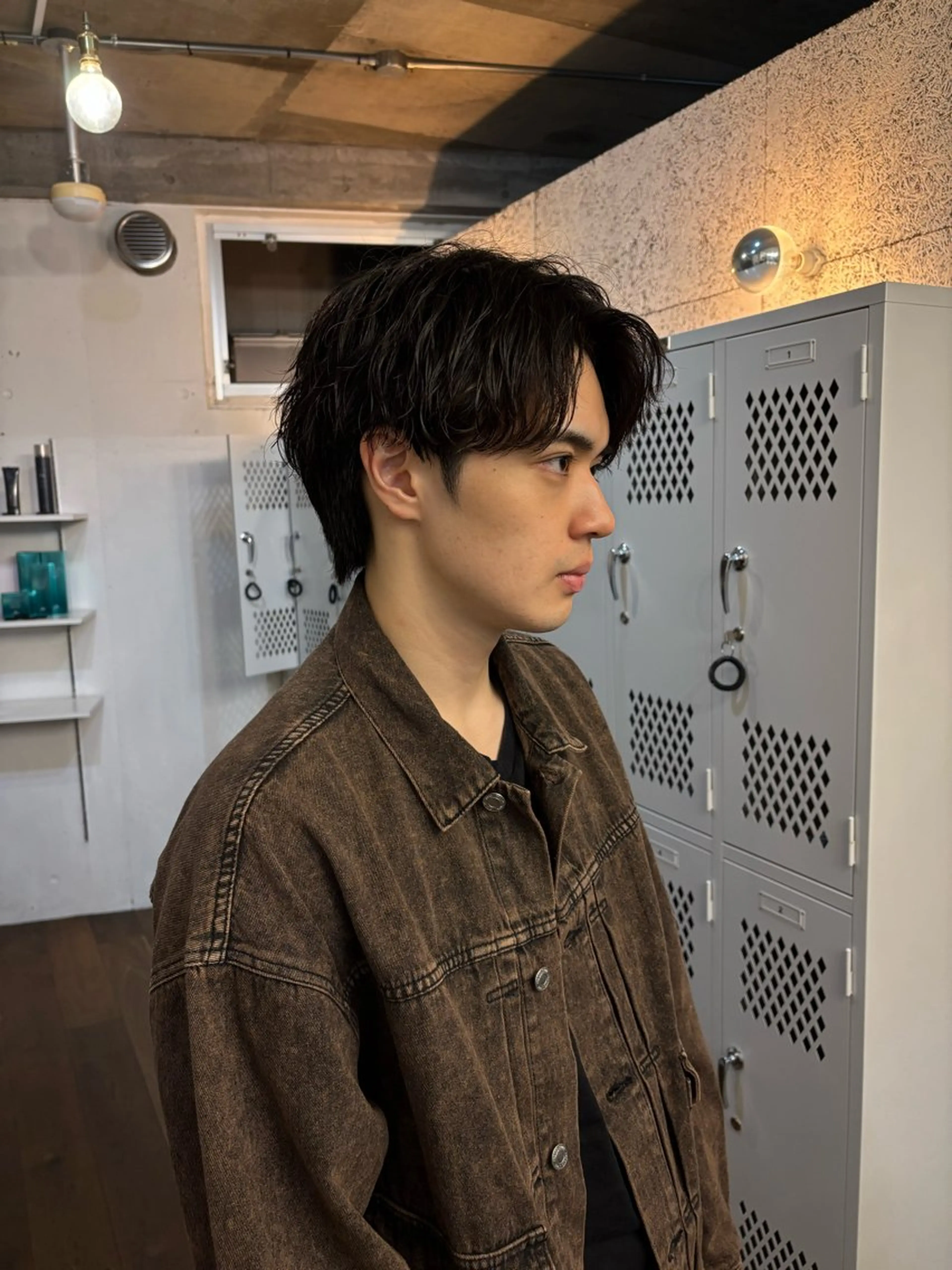 ショート カラー パーマ メンズ fifth 庄子愛彩のヘアスタイル