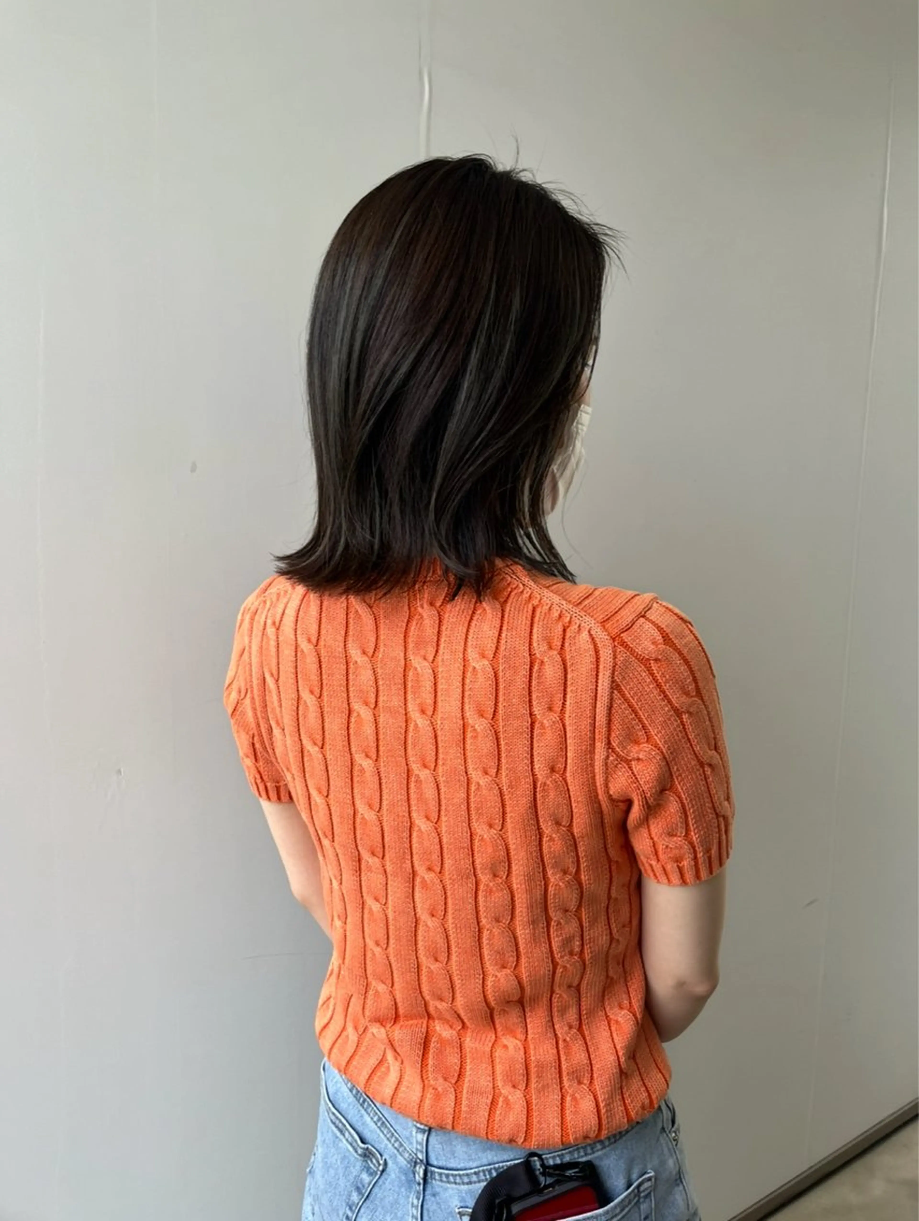 ミディアム ヘアカラー 松本 茜のヘアスタイル