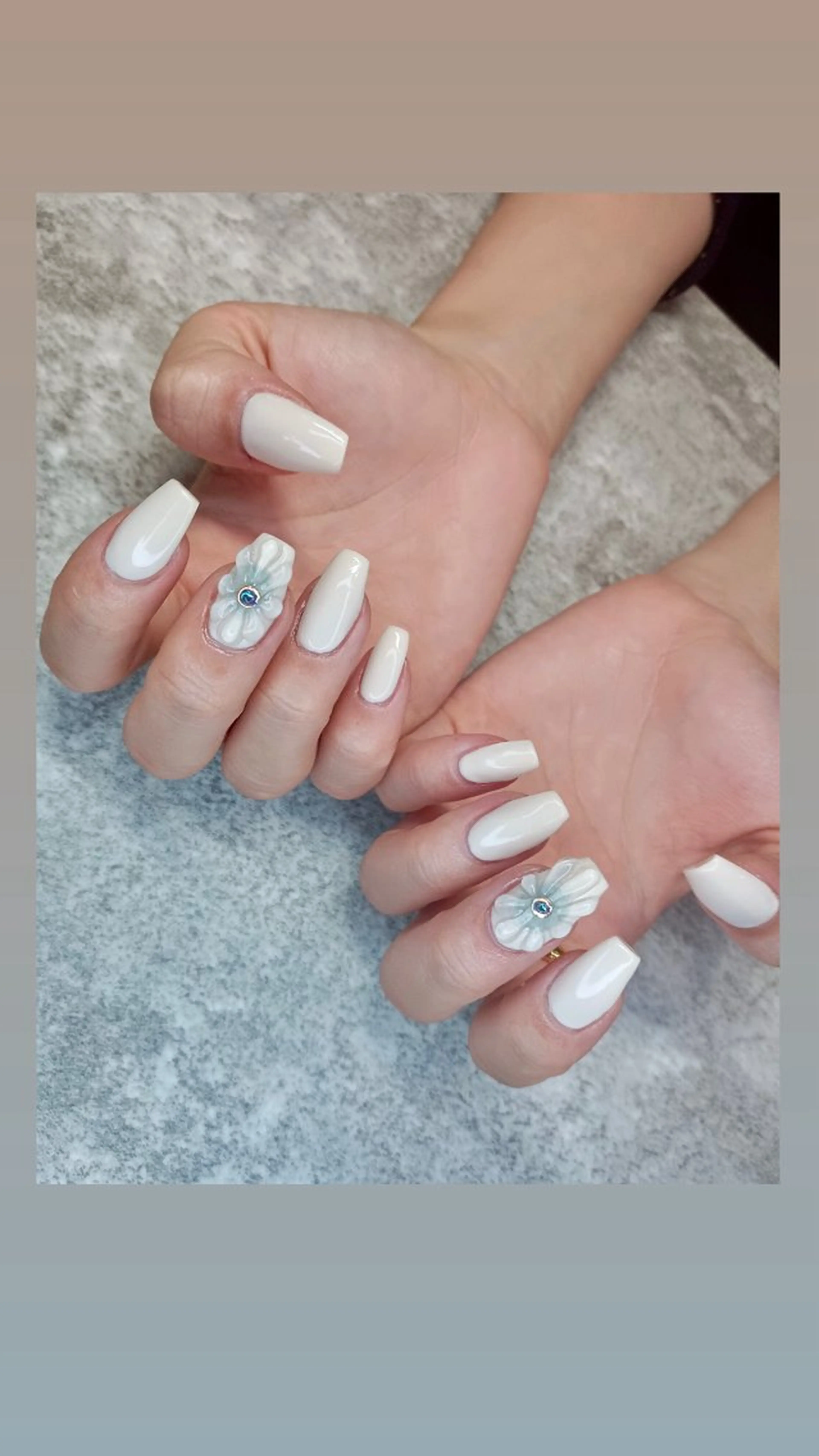 ネイル フラワーネイル ぷっくりネイル nail salon INFINITY所属・nail salon INFINITYのネイルデザイン
