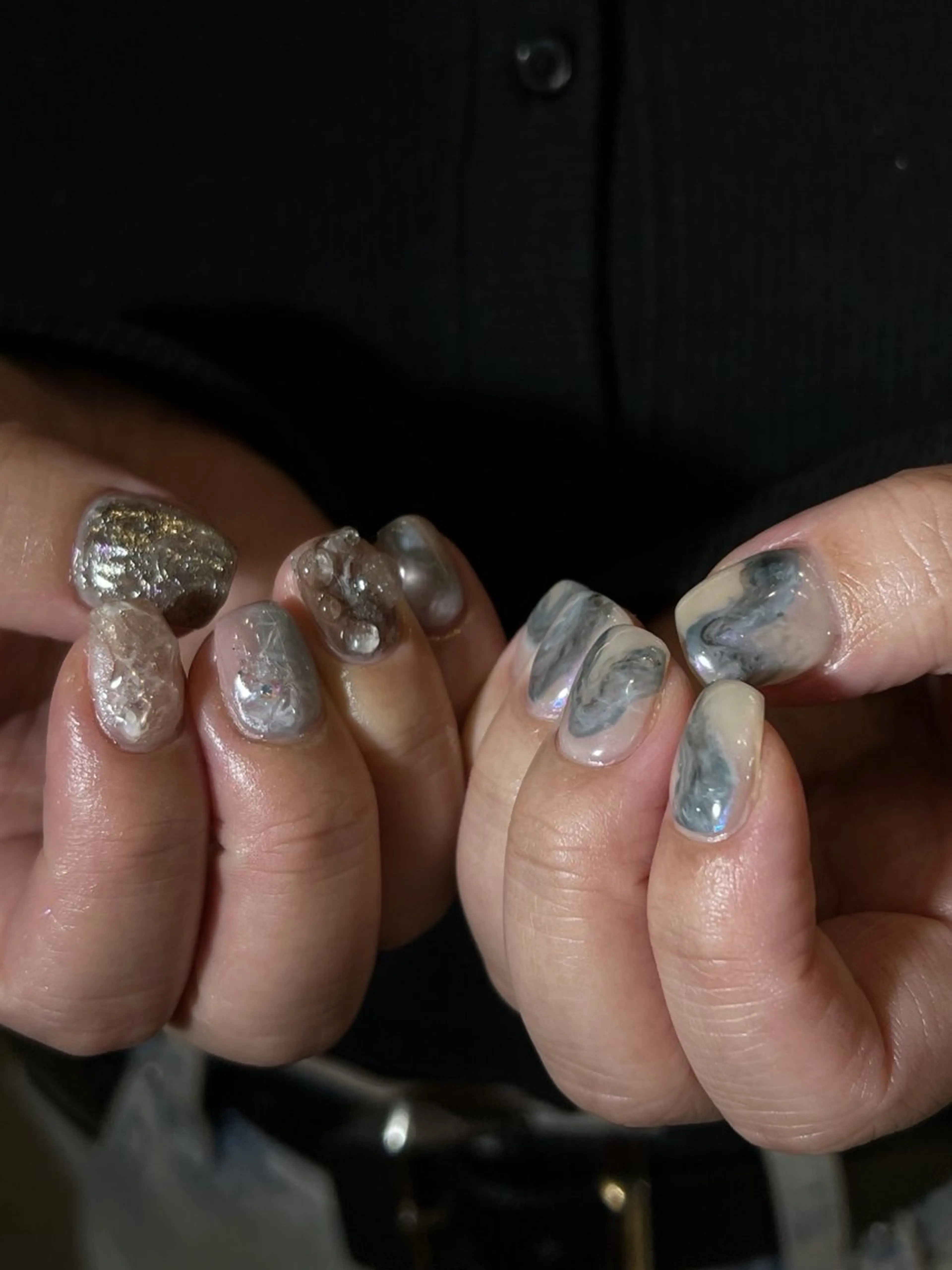 ネイル ニュアンスネイル ぷっくりネイル ハンドネイル オシャレデザイン 🧺🪽/SHUNOのヘアスタイル