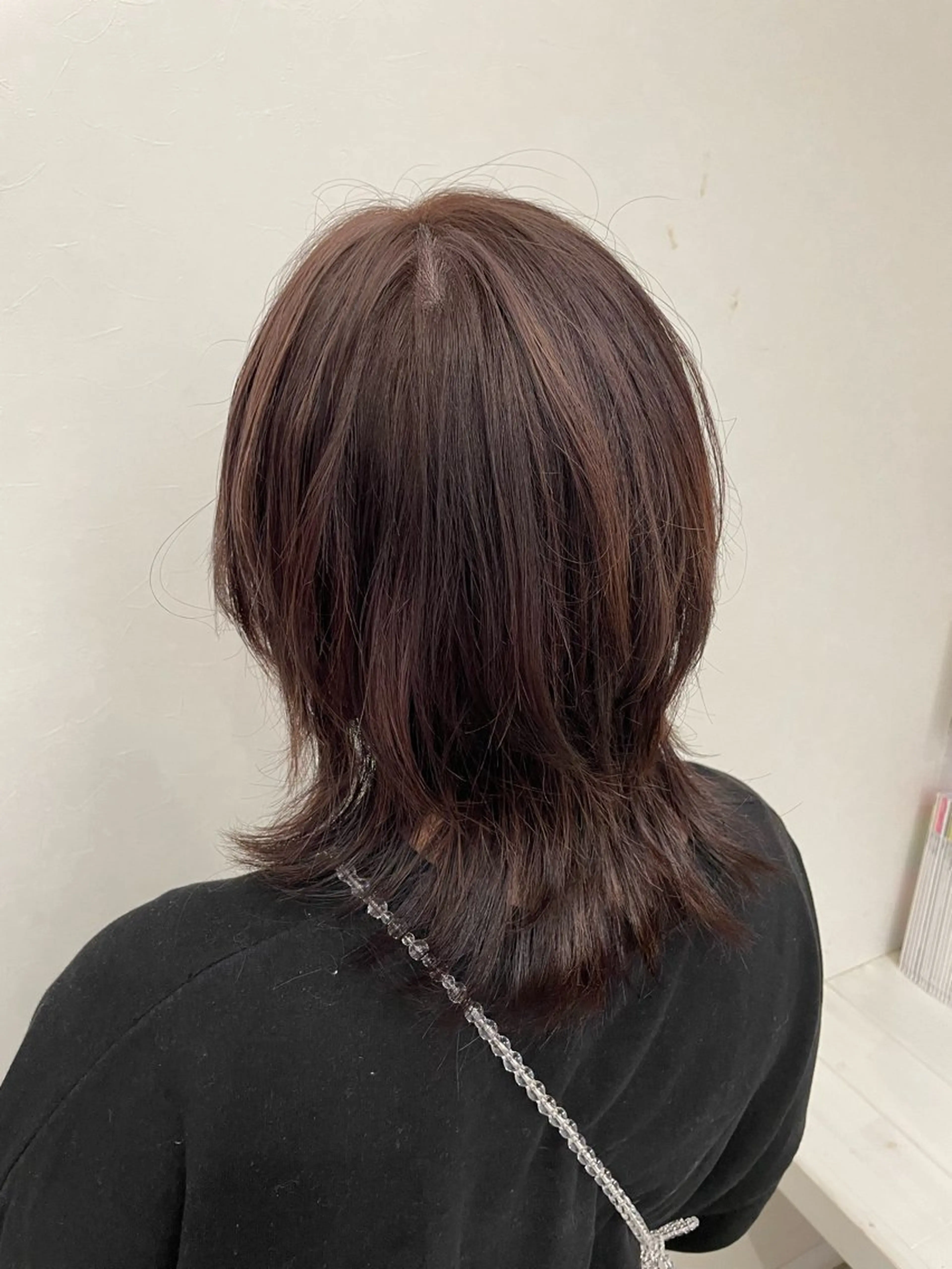 ミディアム ヘアカラー FILM by lucia所属・MIKU カットモデル募集のヘアスタイル