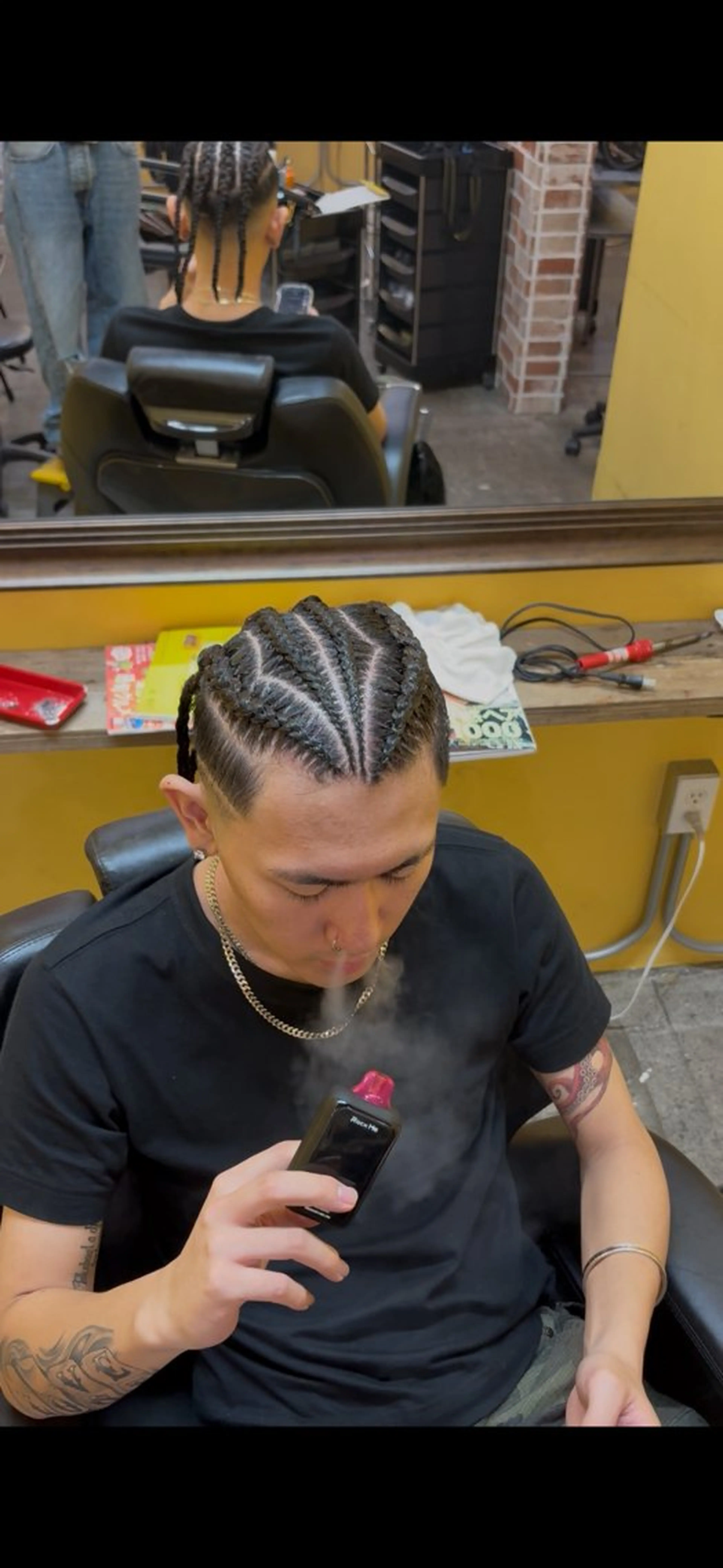 ヘアアレンジ コーンロウ/ ブレイズ 大田竜也のヘアスタイル