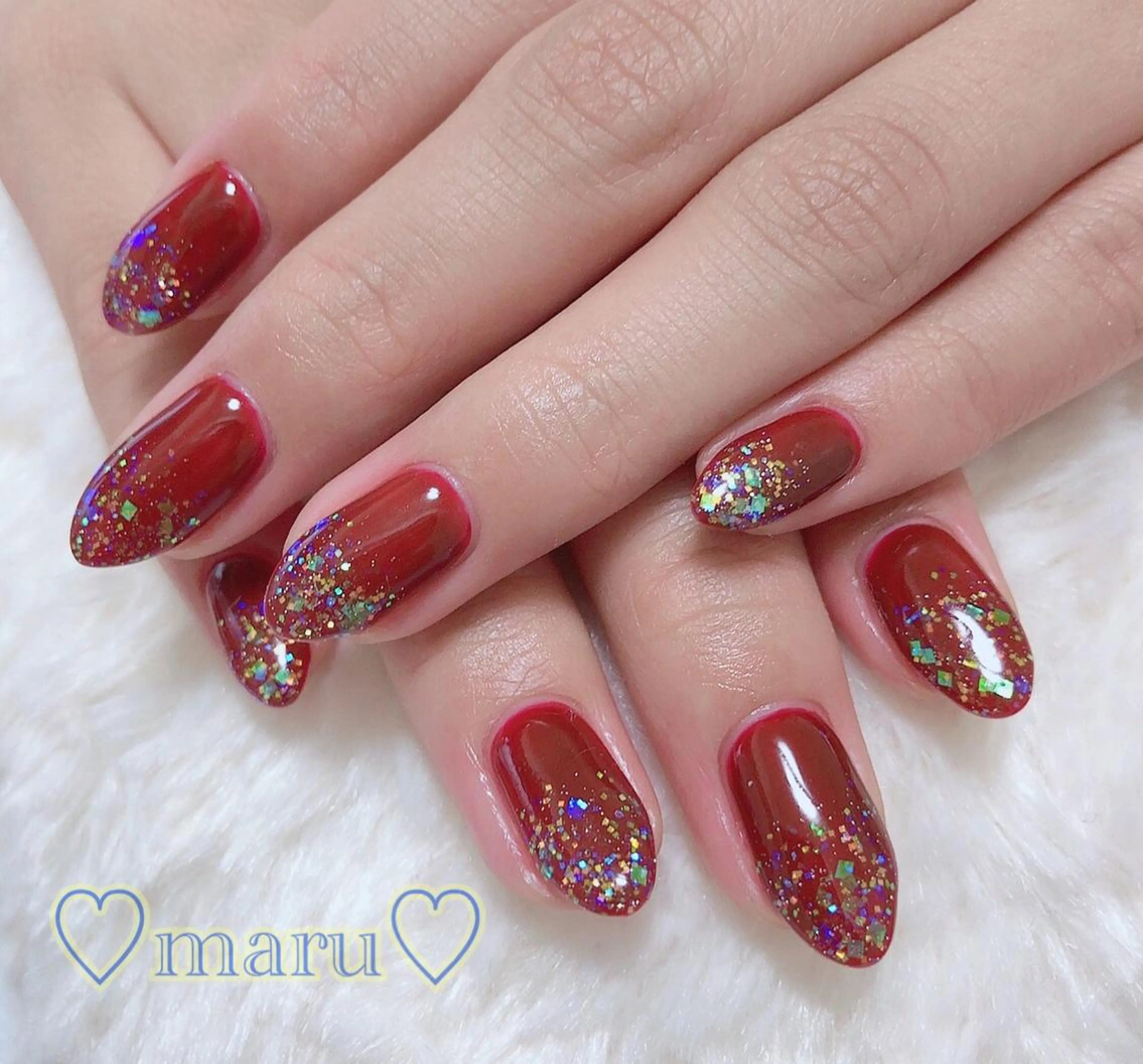 ネイル ハンドネイル フットネイル ハンドケア まるみ ♡のネイルデザイン