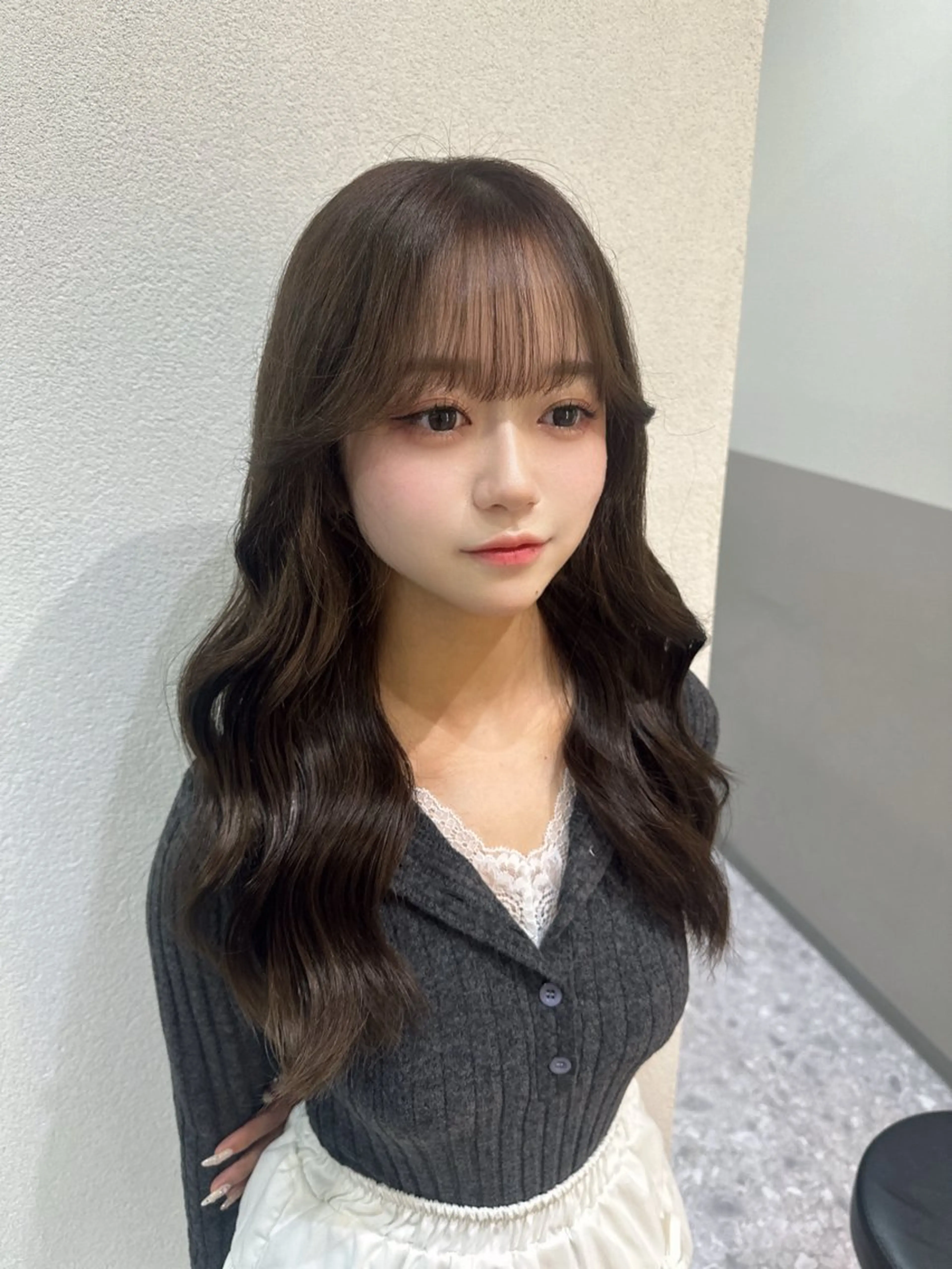 セミロング カラー カット ヘアカラー トリートメント 🪞個室サロン/韓国 艶髪/keito🪞のヘアスタイル