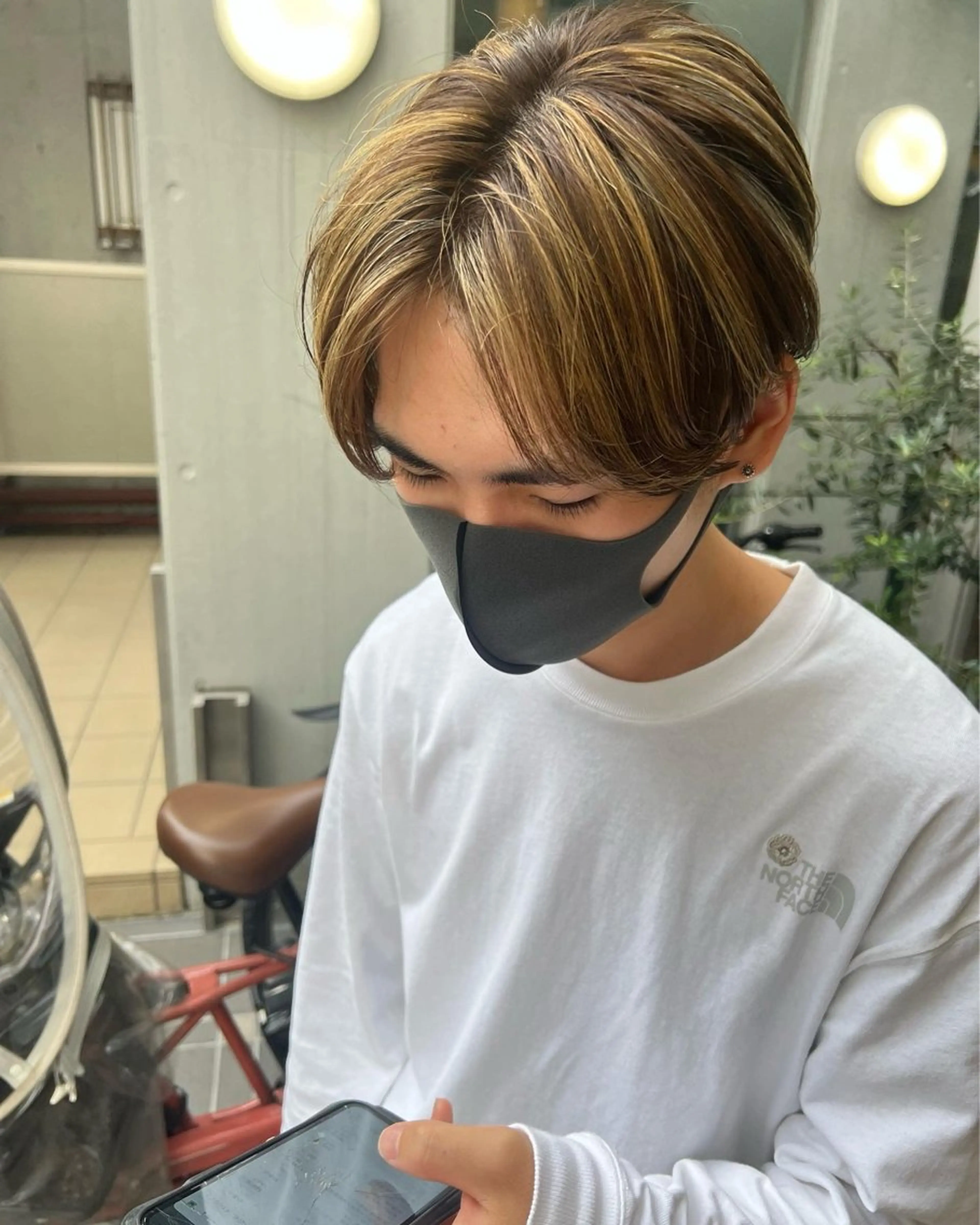 カラー メンズ 池田理紗/メンズ カット/切りっぱなしのヘアスタイル