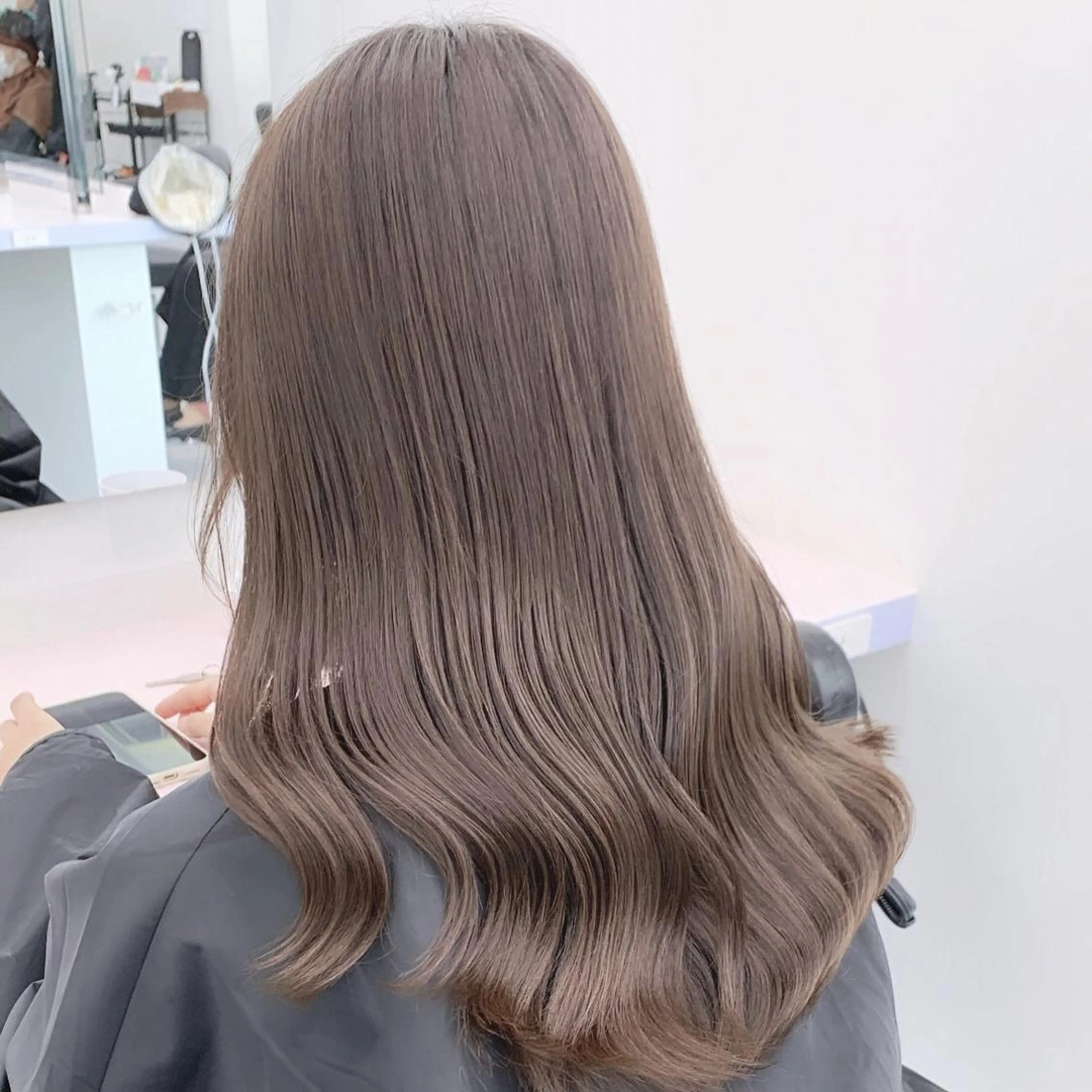 ロング カラー ヘアカラー ブラウンベージュ🤎 ブリーチなし🤎のヘアスタイル