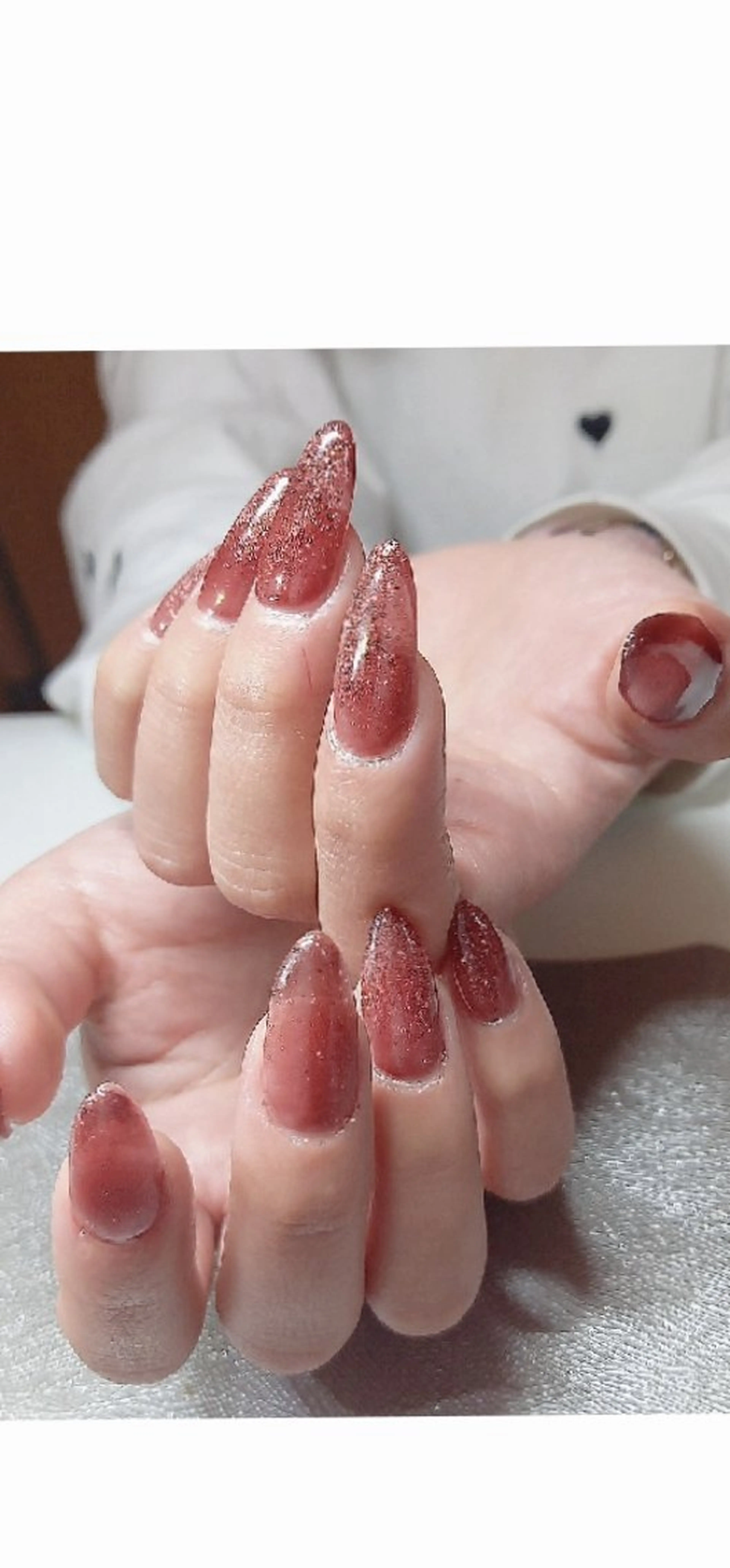 ネイル 長さ出し salon de Princess所属・salon de  Princessのネイルデザイン