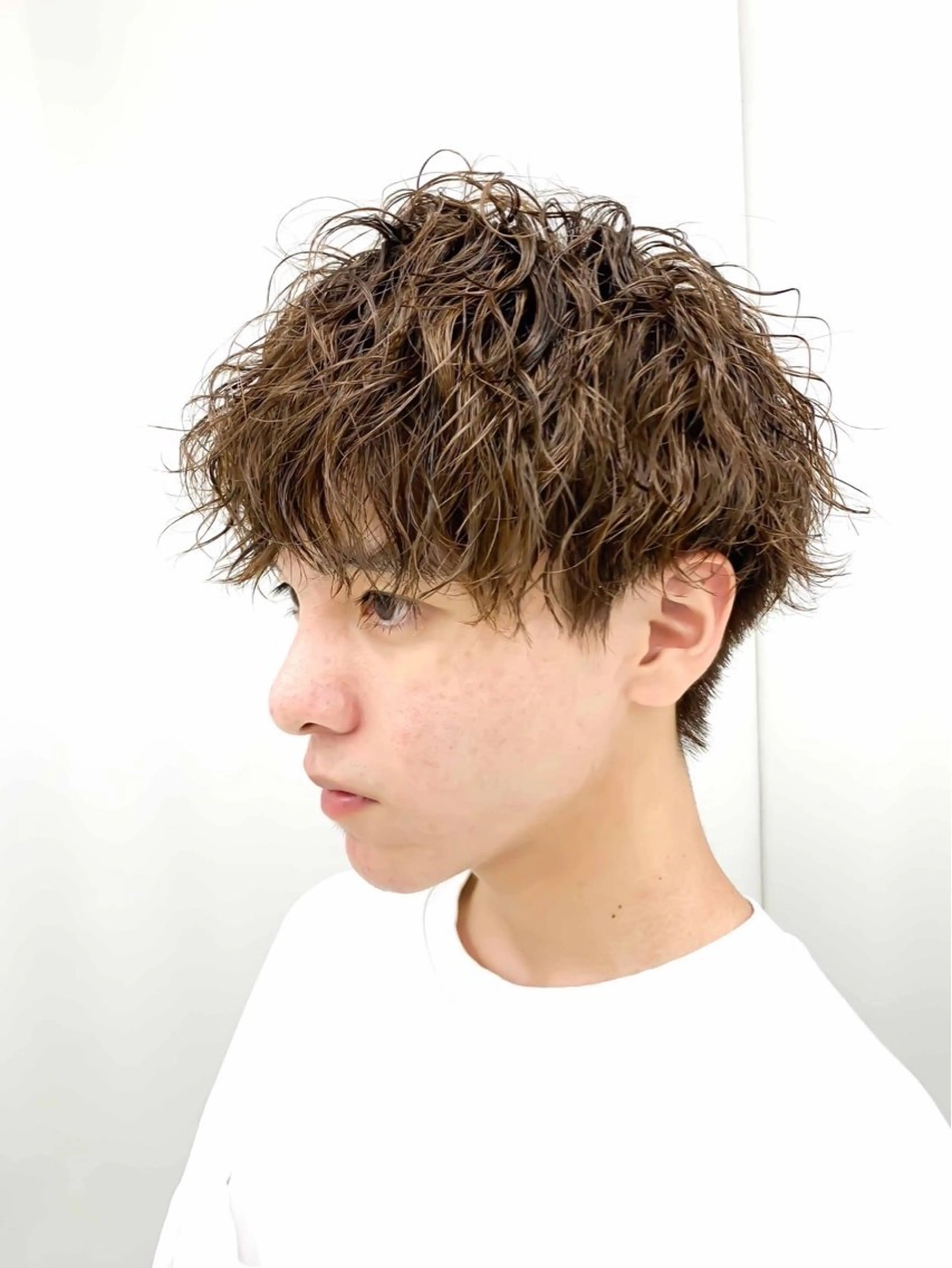 パーマ メンズ メンズパーマ スパイラルパーマ メンズヘア特化/ 菊島樹希のヘアスタイル