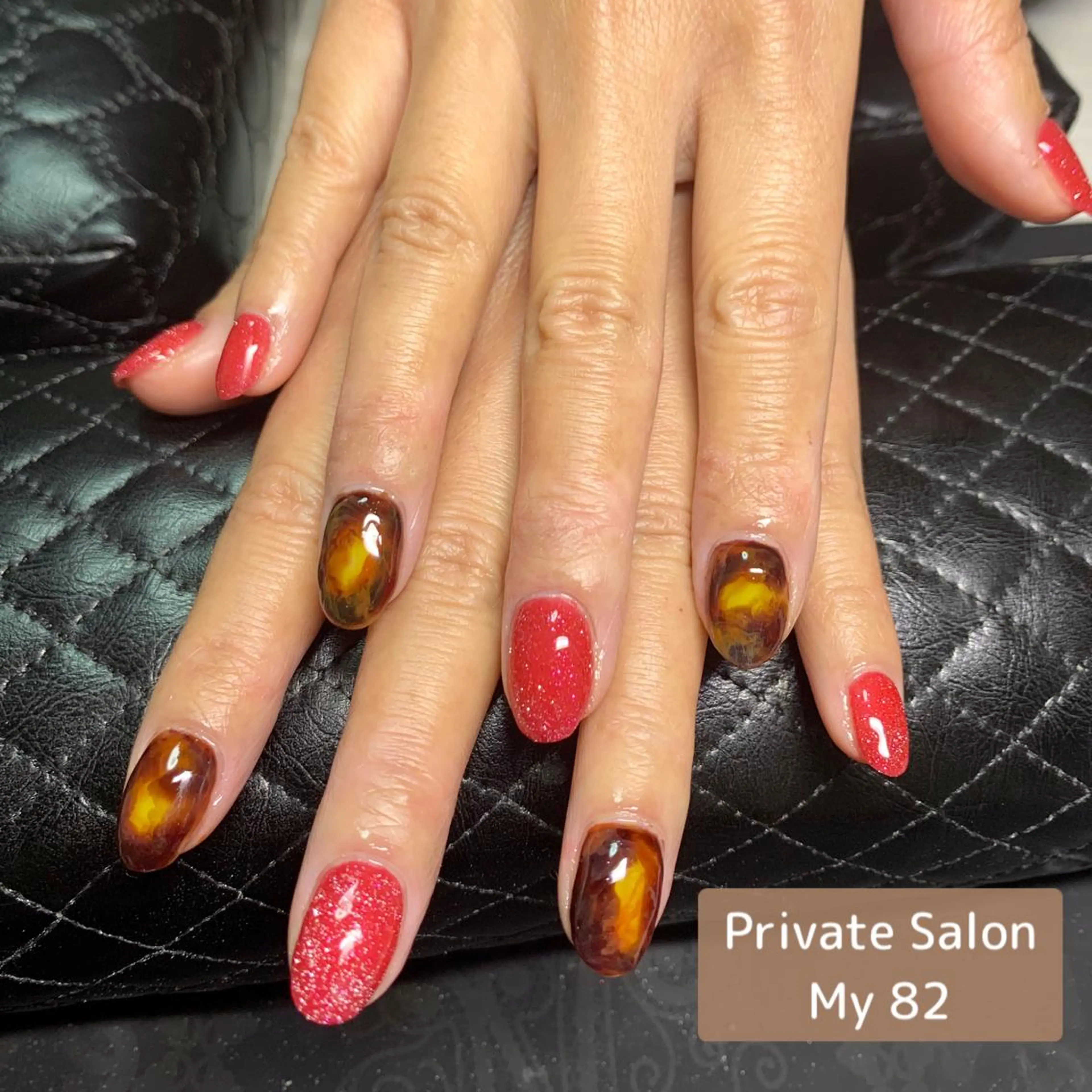 ネイル フラッシュネイル ニュアンスネイル ピンク ハンドネイル Private Sa lon  MARLOのネイルデザイン