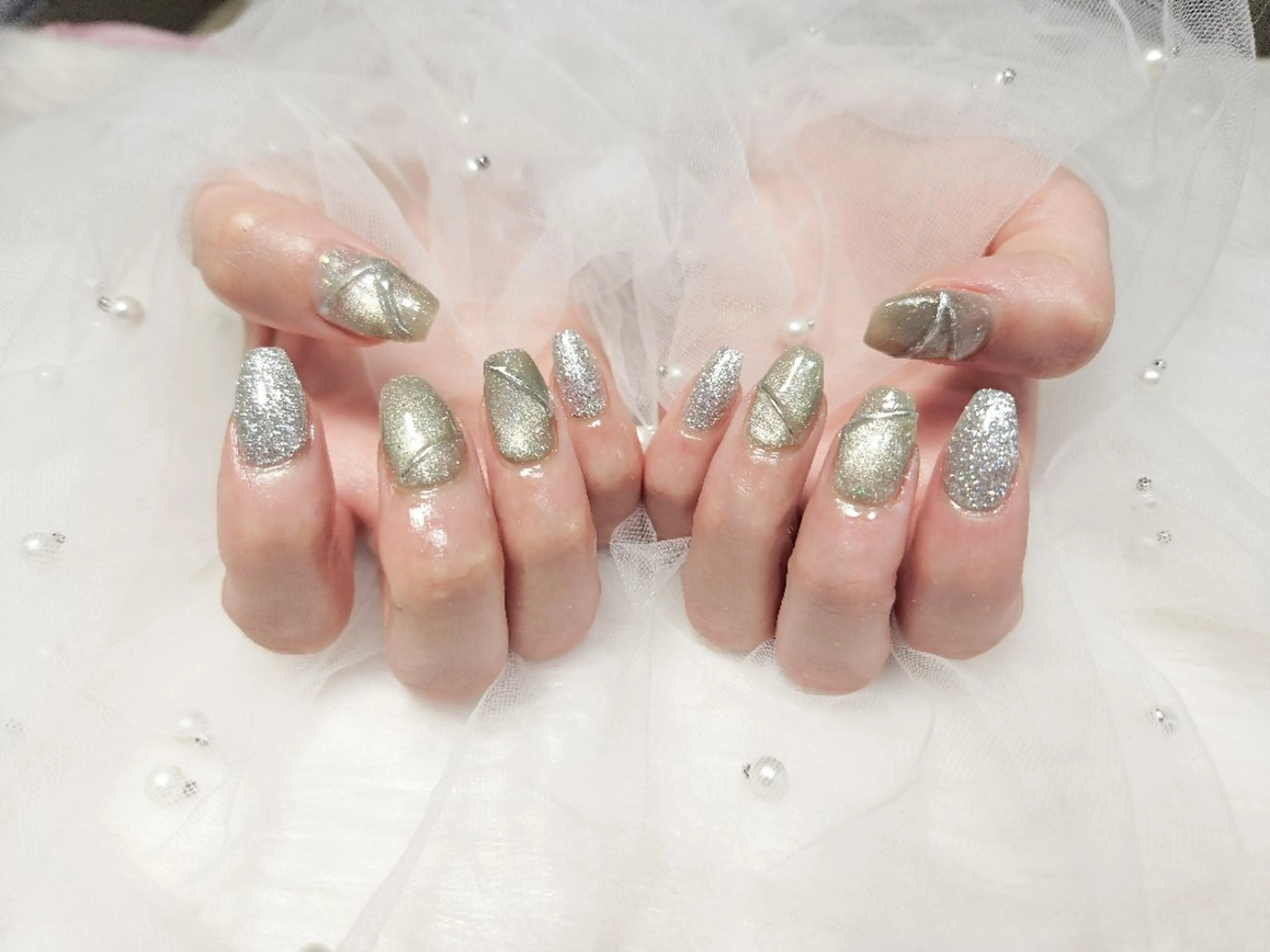 ネイル e_nail🍀自宅 サロン八潮eri☆　のネイルデザイン