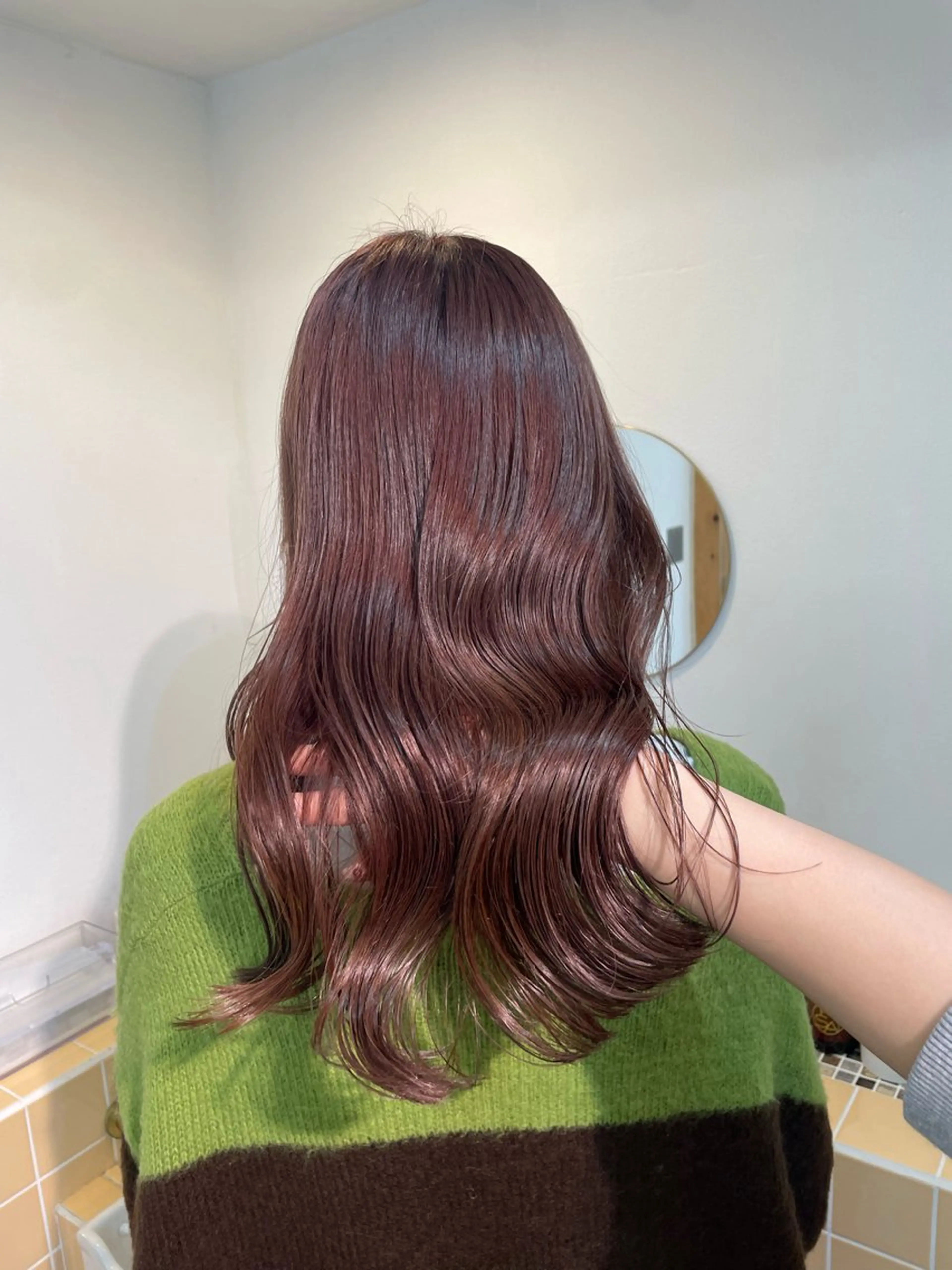 ロング カラー カット ヘアカラー トリートメント sakura🌸 レイヤー/韓国ヘアのヘアスタイル