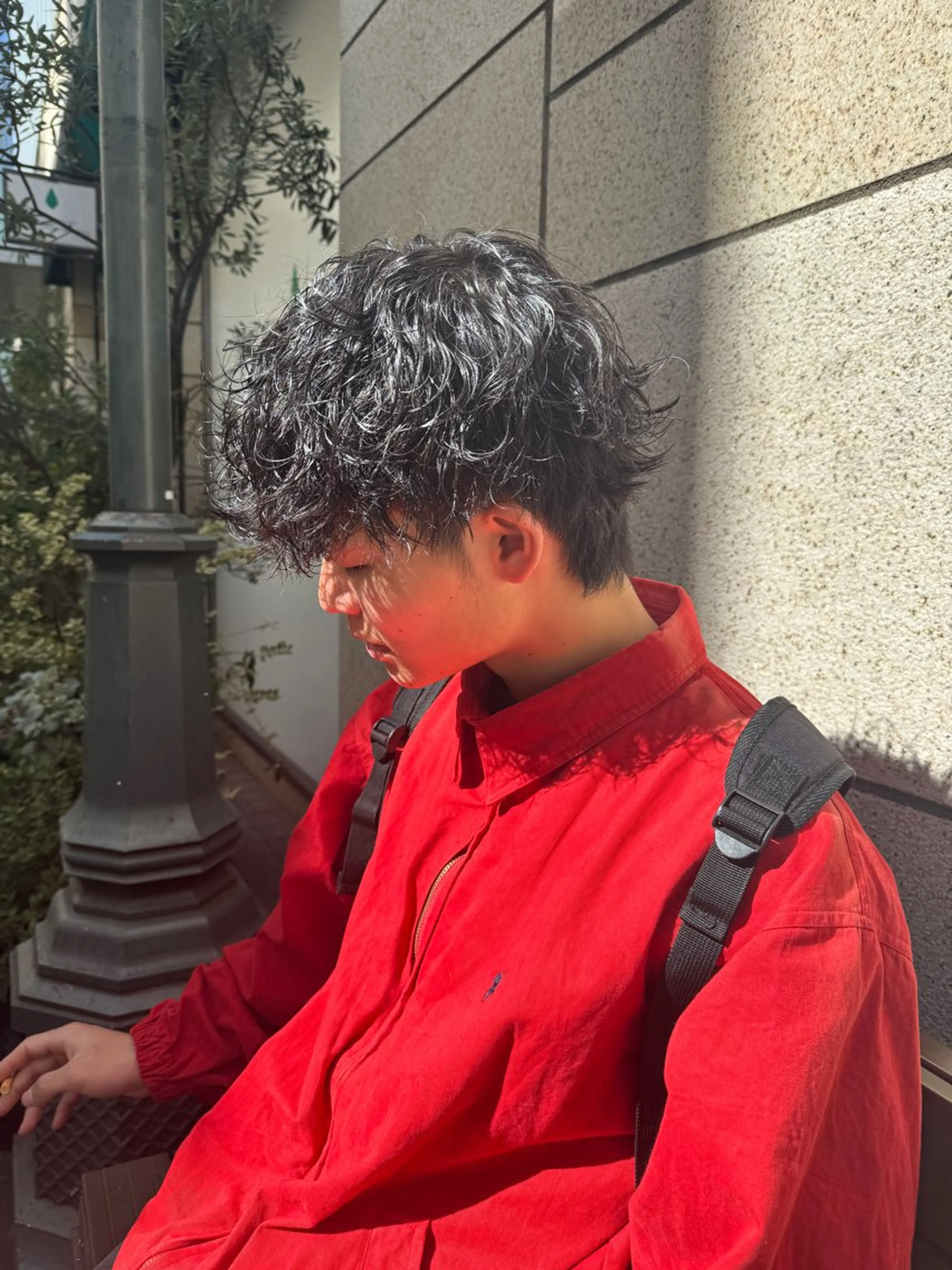 ロング カラー パーマ メンズ カット パーマ だいすけ/メンズ/ イージーパーマのヘアスタイル