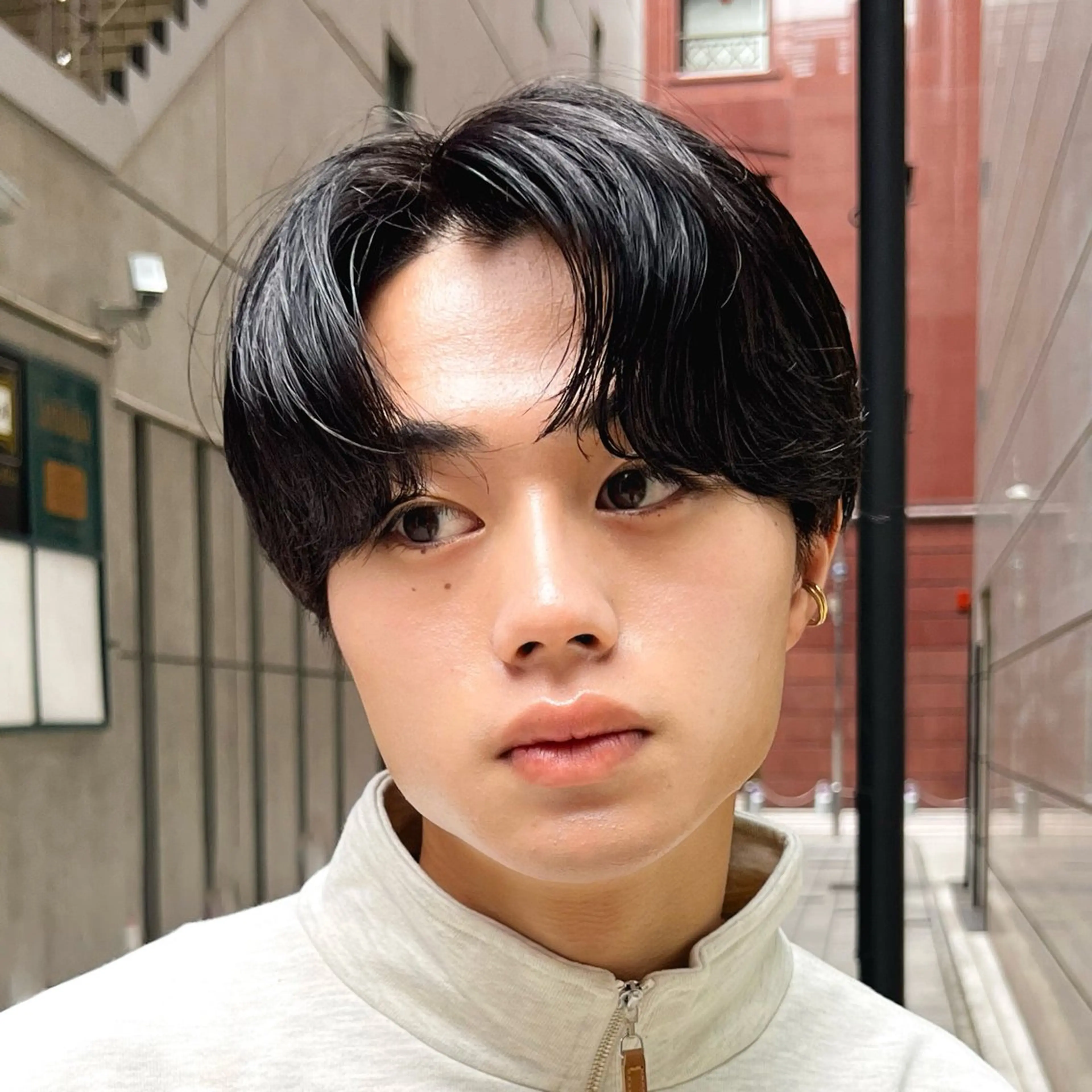 ショート パーマ メンズ メンズパーマ メンズカット曲がる 縮毛矯正佐々木タクマのヘアスタイル