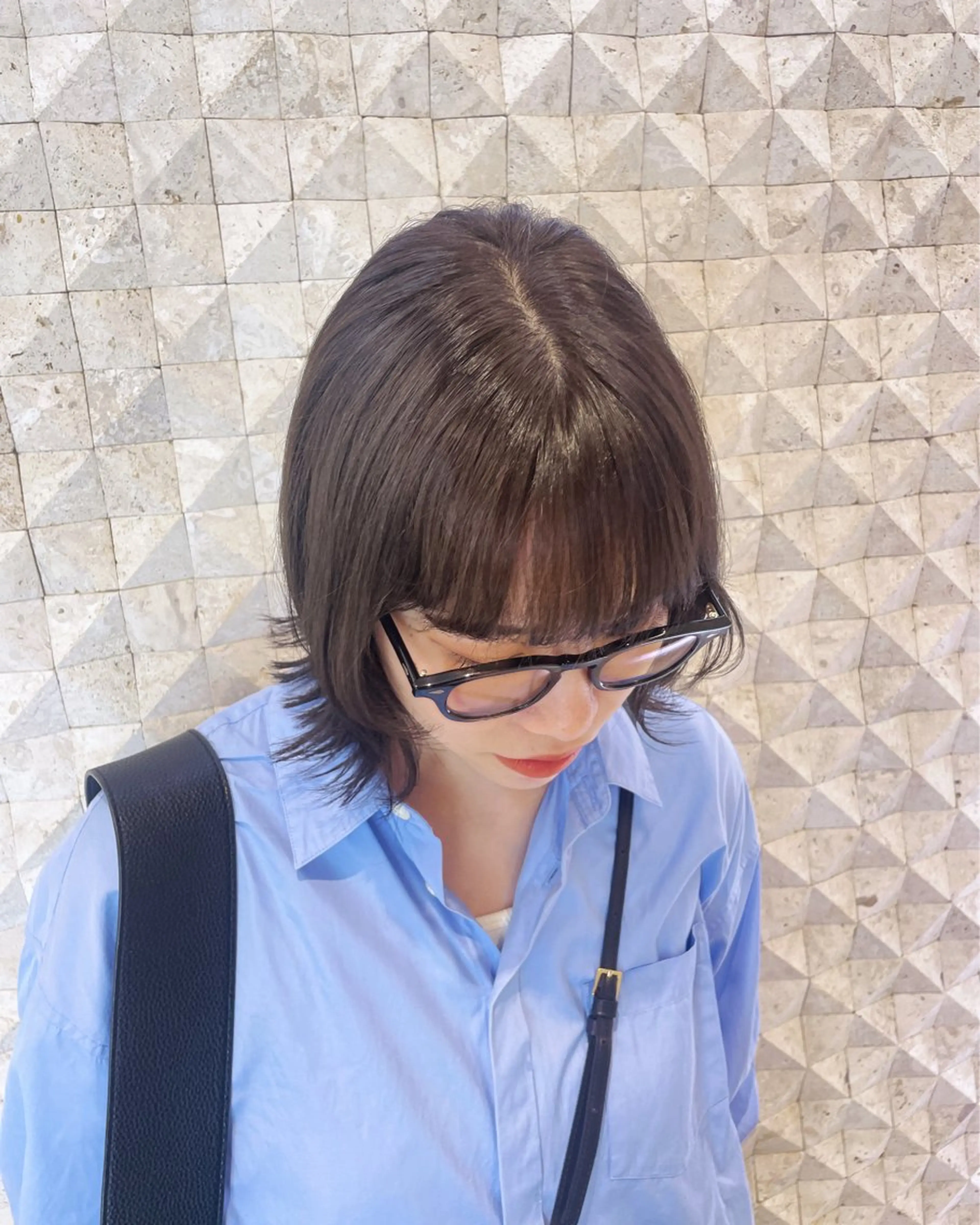 ショート カラー ラティアンヌイグレック所属・豊中/髪質改善/ レイヤーカットミヅキのヘアスタイル