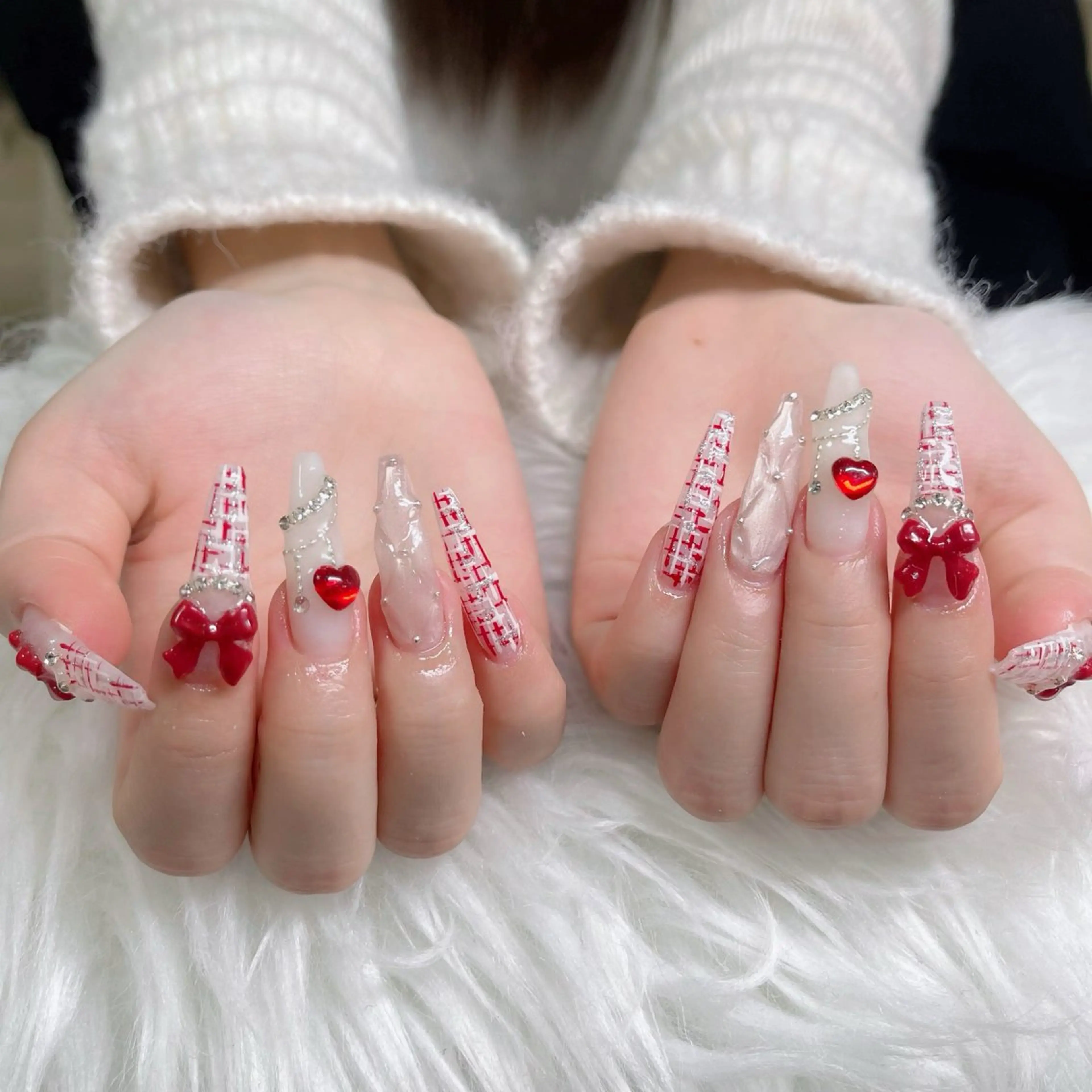 ネイル フットネイル フレンチネイル グラデーション 韓国ネイル ロングネイル ハンドネイル Hani Nail Salonのネイルデザイン