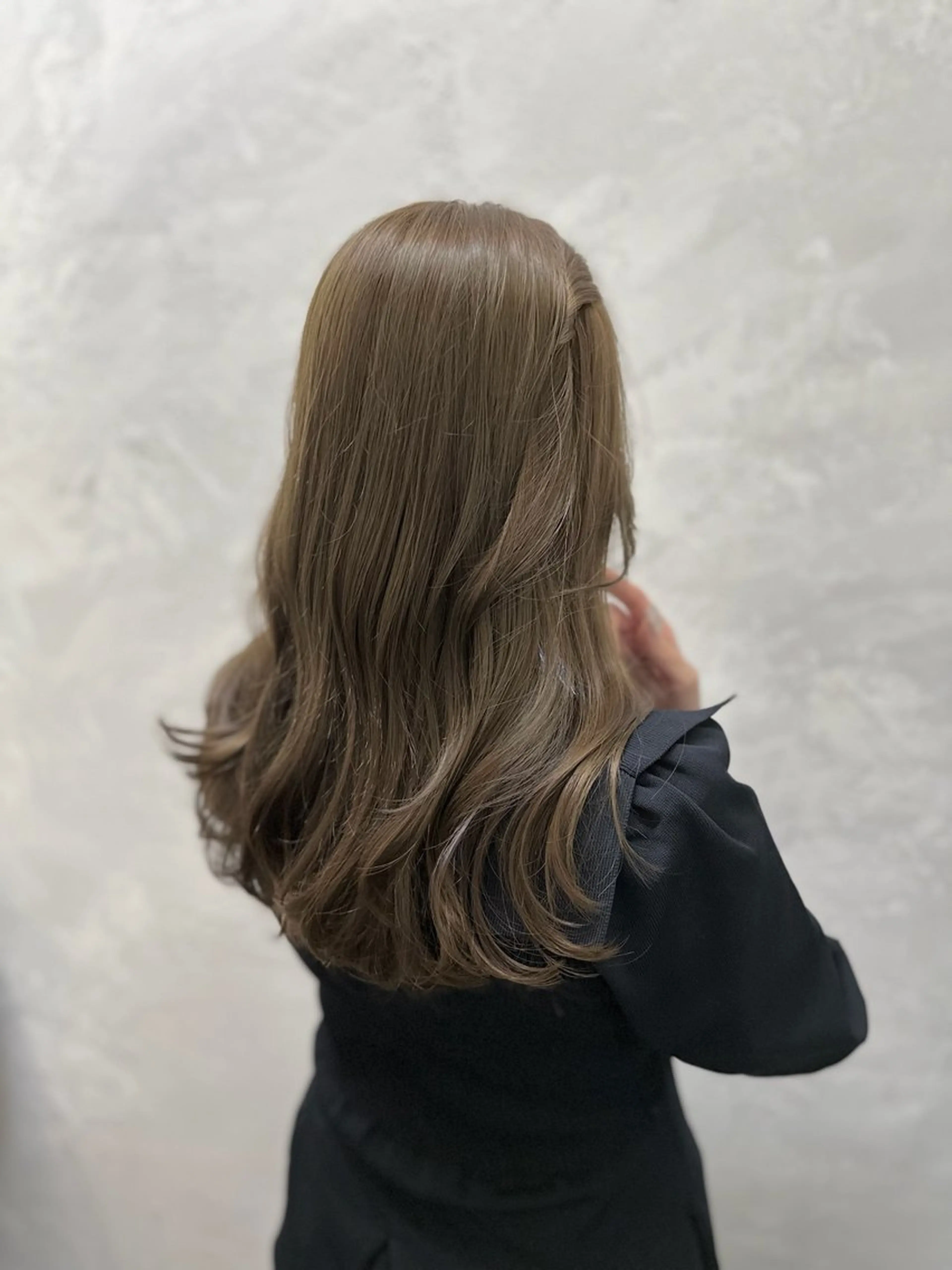 ロング カラー グレージュ カット ヘアカラー SALOWIN 二子玉川店所属・kei_____ SALOWINのヘアスタイル