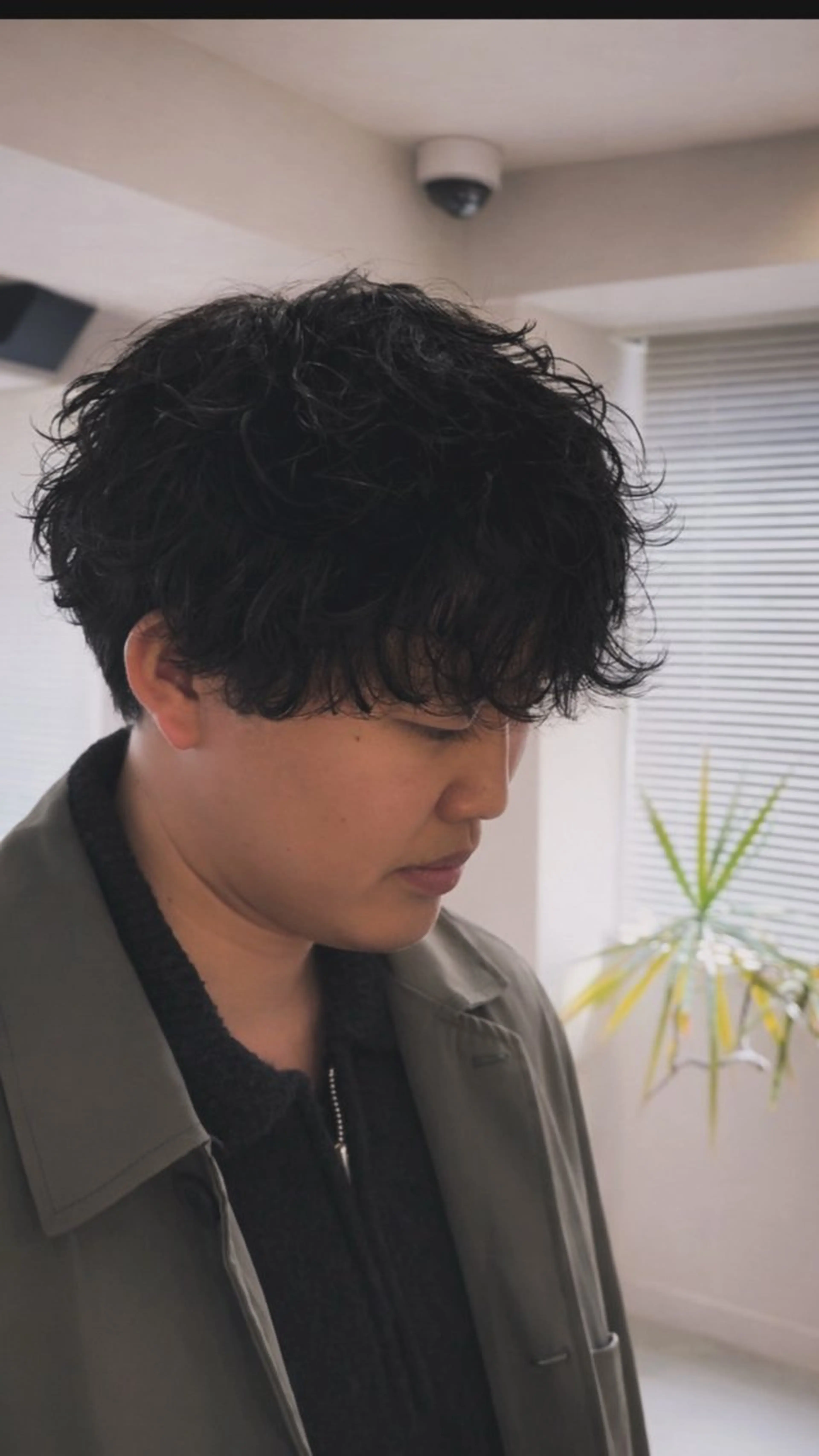 ショート パーマ メンズ カット パーマ 栄/メンズカット/ 二村 洸太朗のヘアスタイル