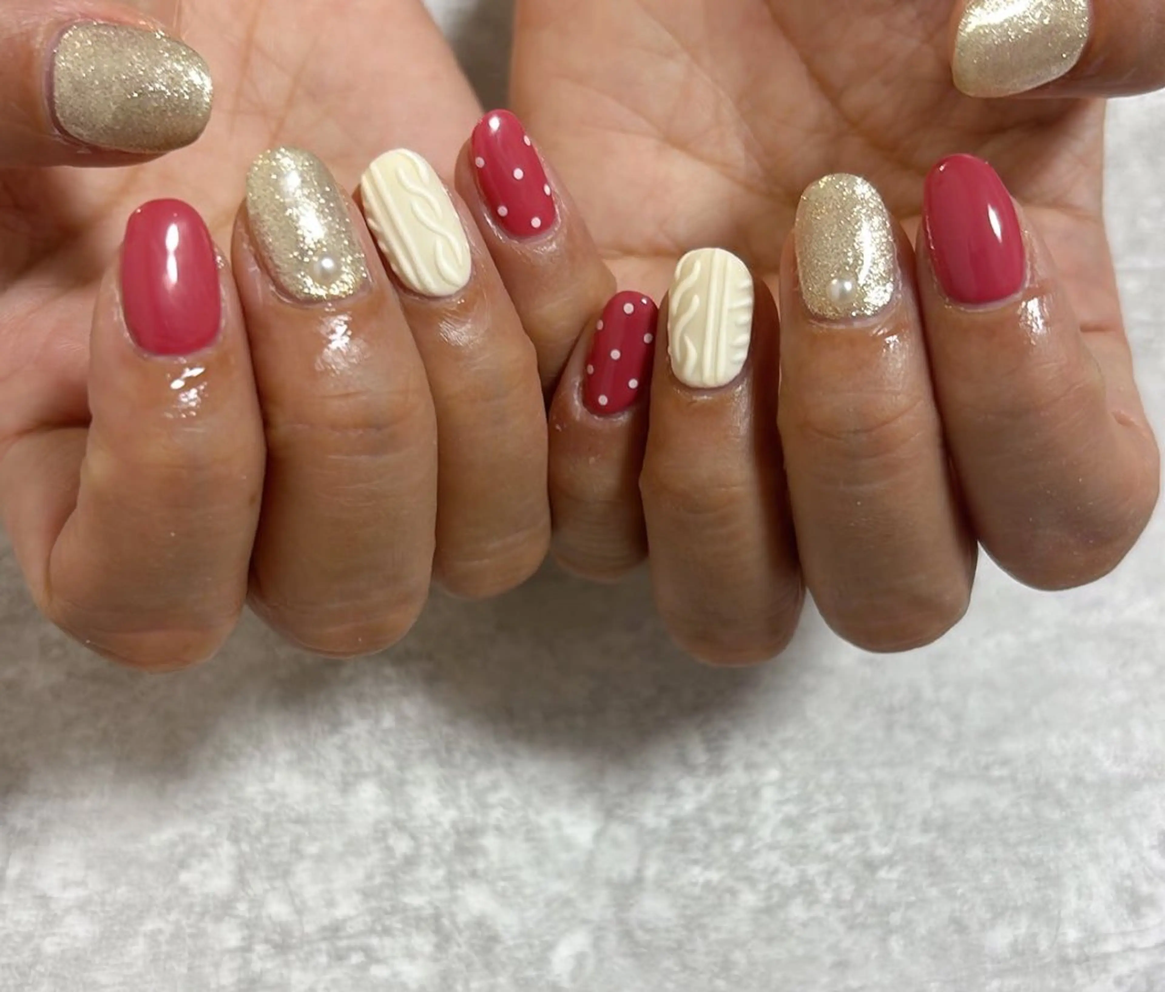 ネイル オーロラネイル フットネイル フレンチネイル ジェルネイル マグネットネイル Mogu nail 二子玉川のネイルデザイン