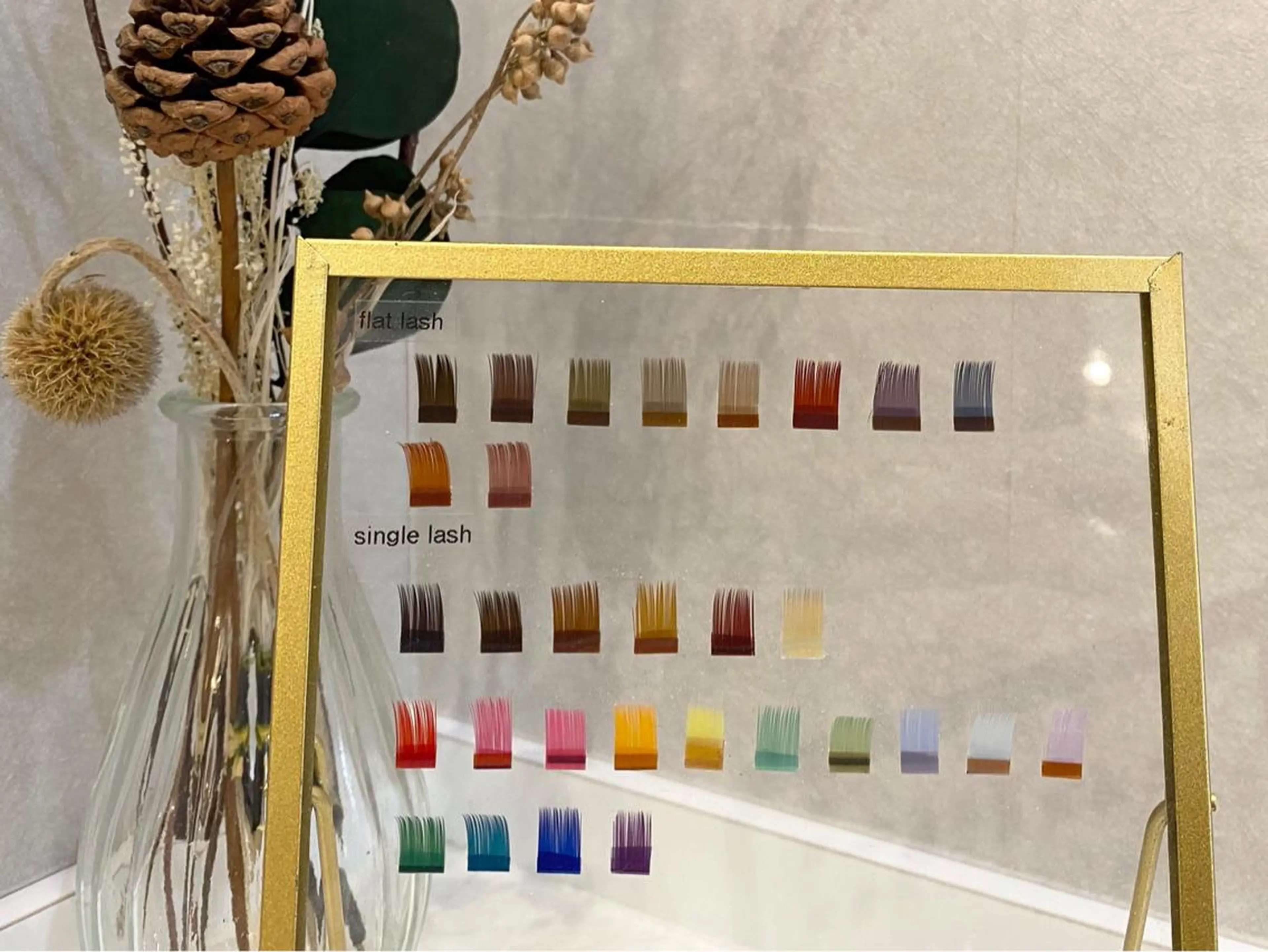 マツエク・マツパ フラットラッシュ セーブル AMELIA Rikakoのマツエク・マツパデザイン