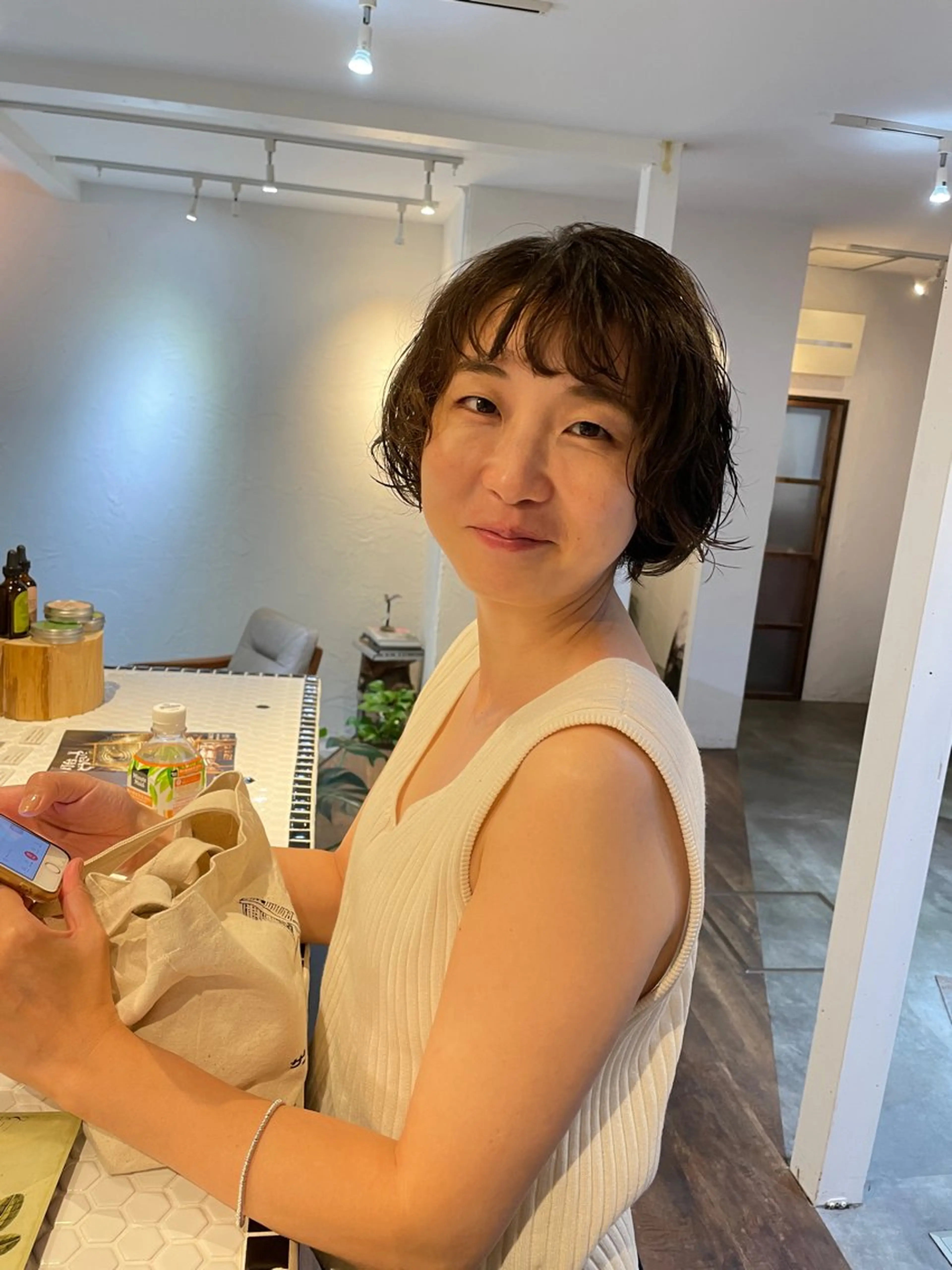 ショート パーマ 高橋 愛美のヘアスタイル