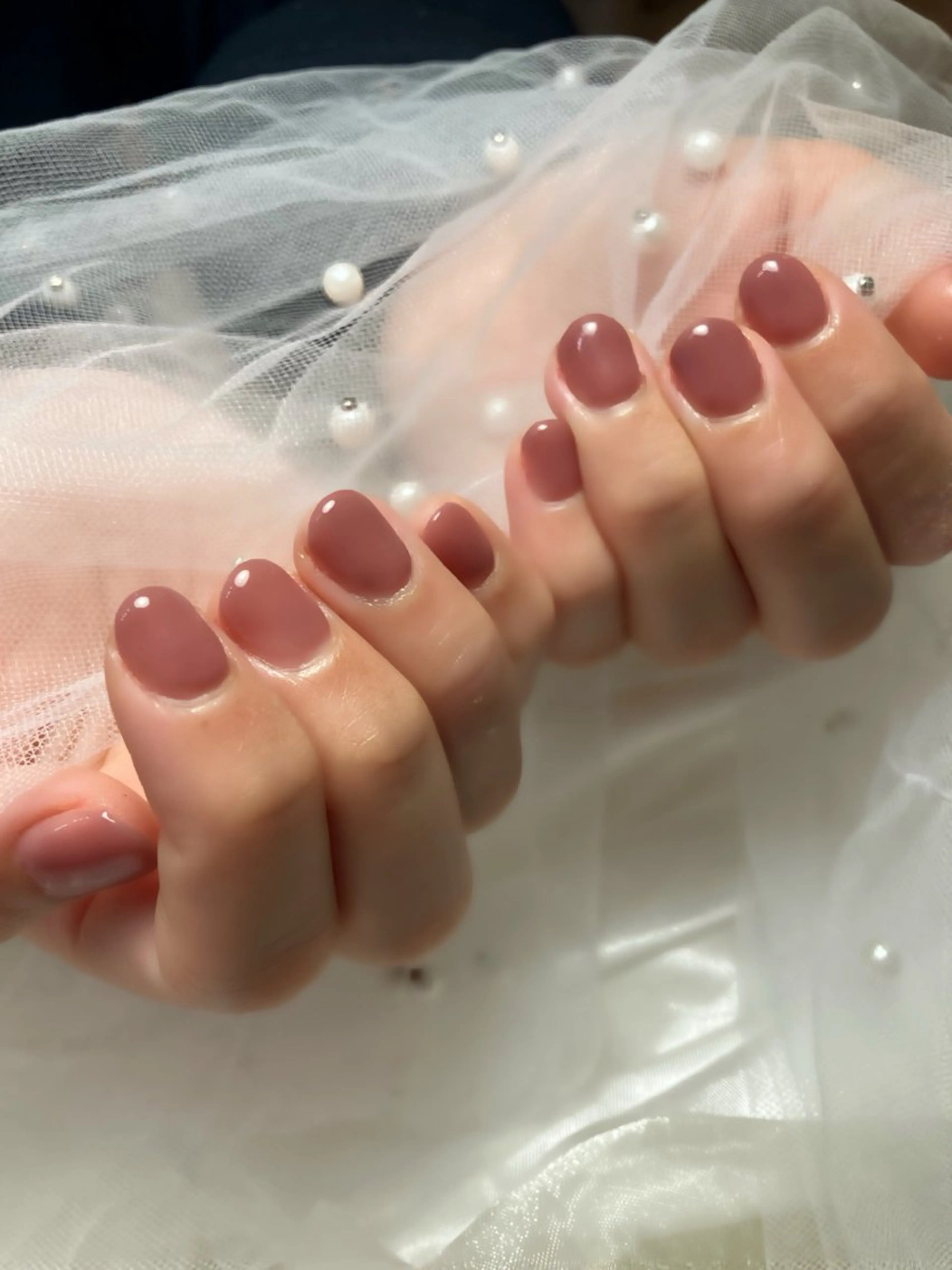 ネイル ワンカラーネイル EMILIA Ryokoのネイルデザイン