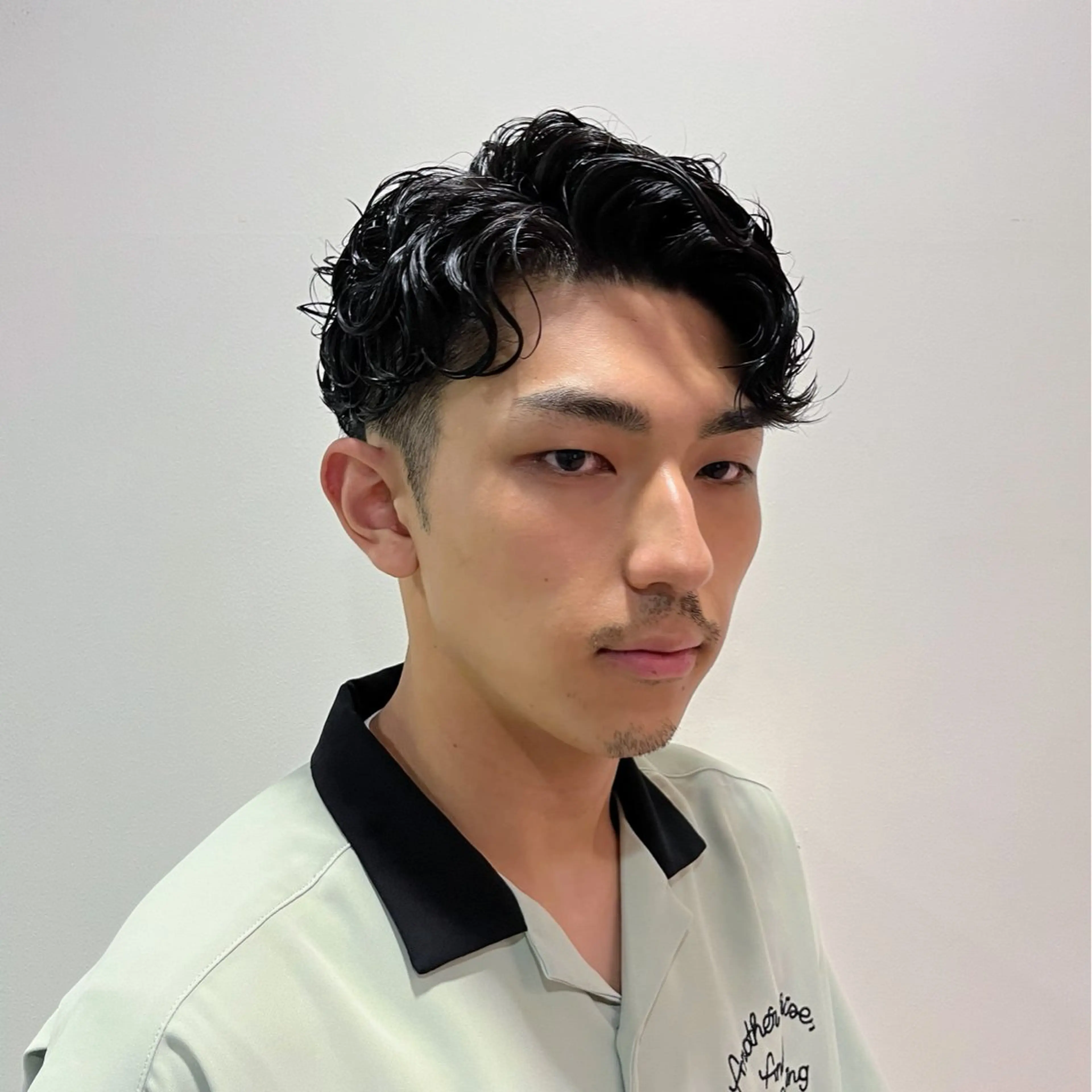 パーマ メンズ メンズパーマ ツーブロック 押上/ショート・ボブ /パーマ/山口卓朗のヘアスタイル