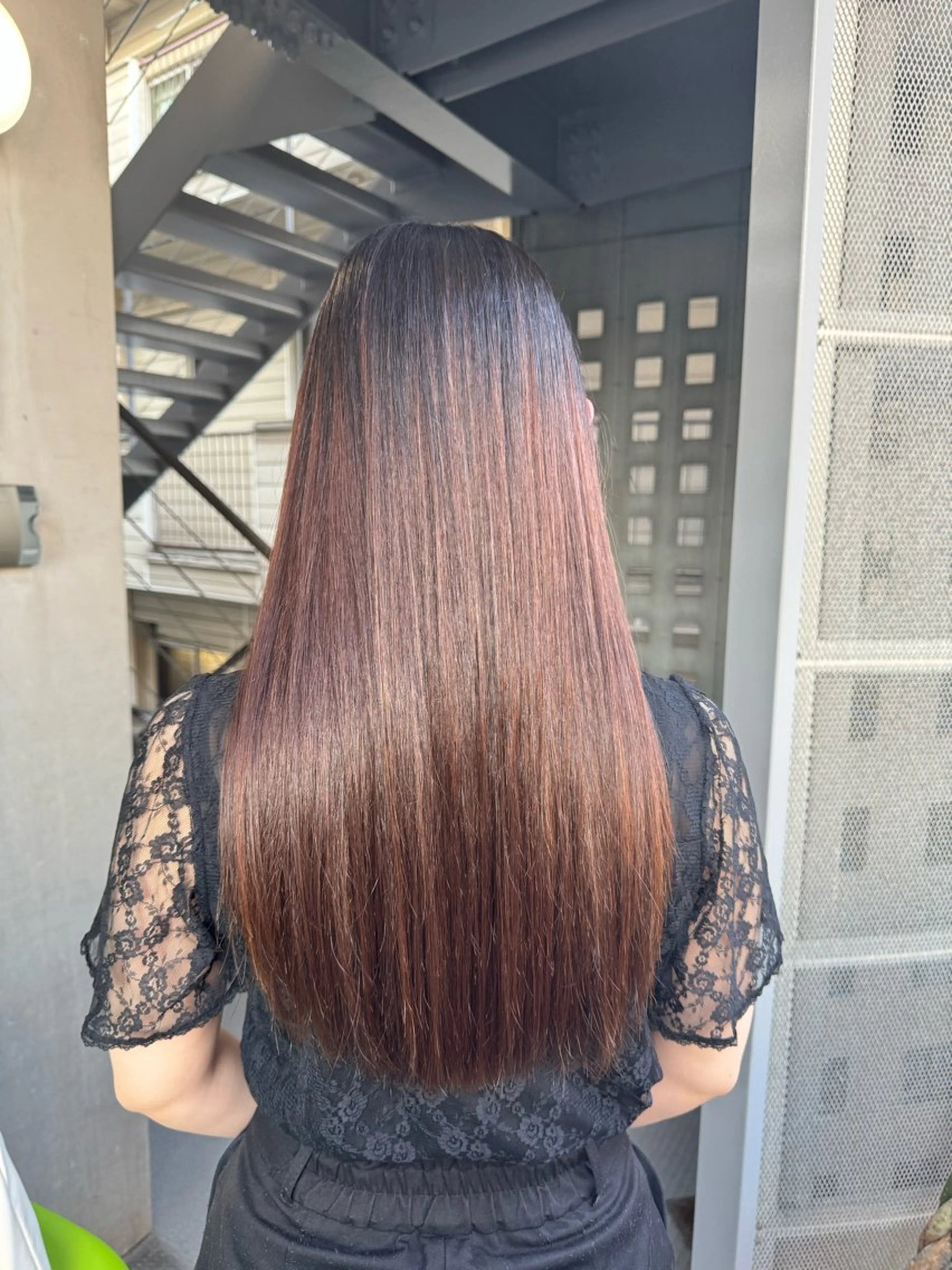 ロング 河田 愛菜のヘアスタイル