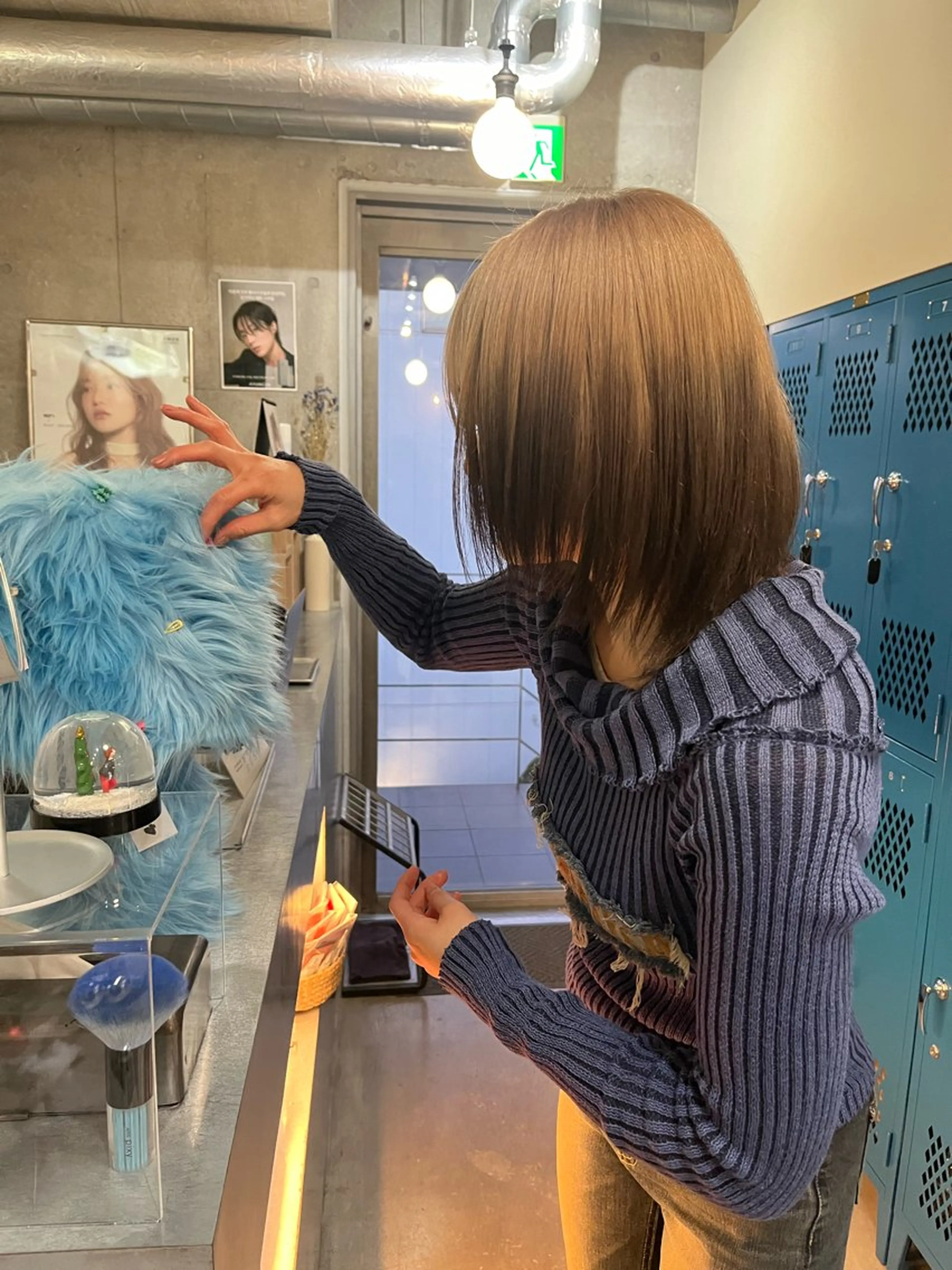 ミディアム カラー デザインカラー ヘアカラー 無料カット/ハイ トーンカラー/きらのヘアスタイル