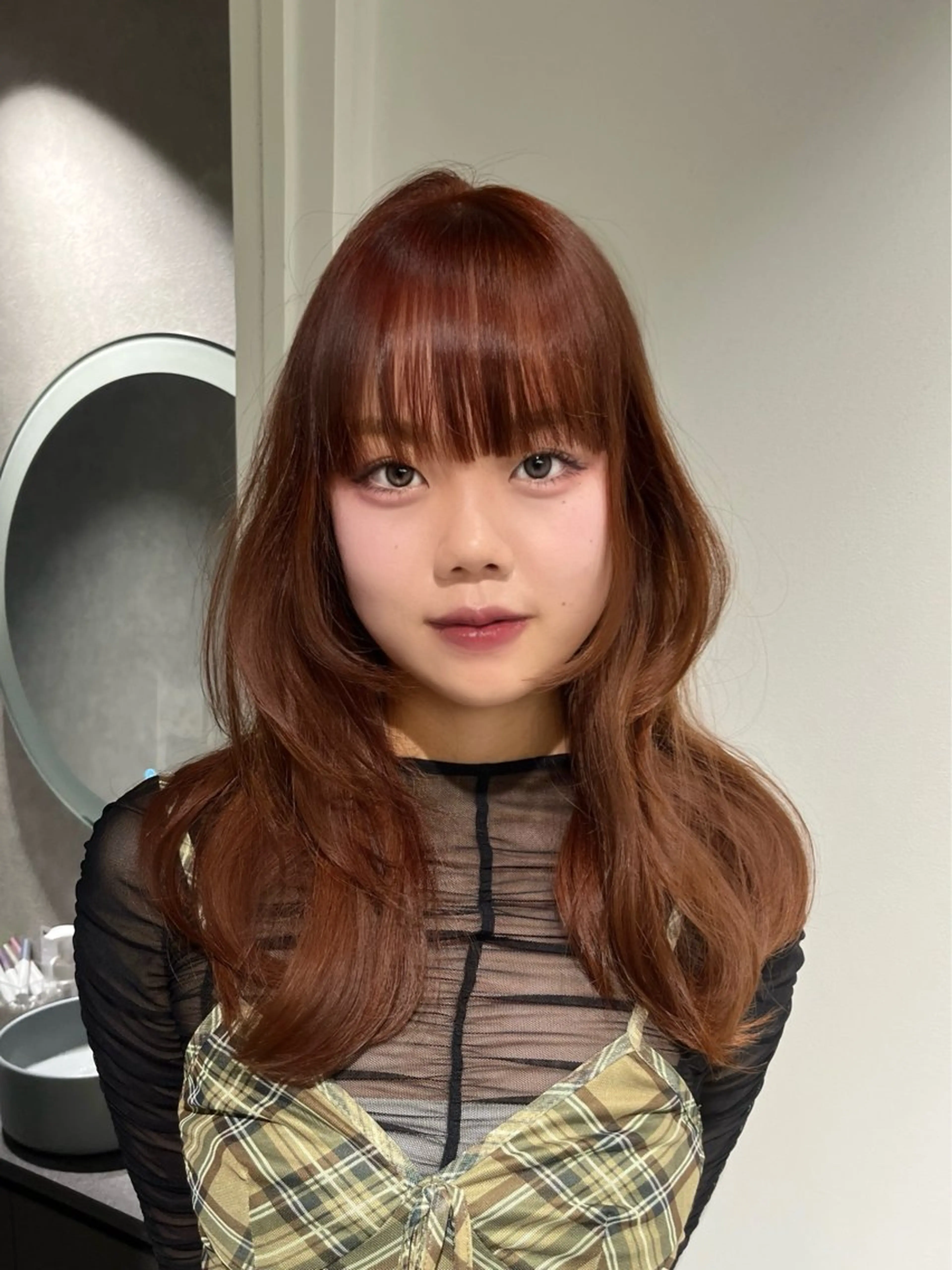 セミロング カラー 似合わせ SHOYAのヘアスタイル