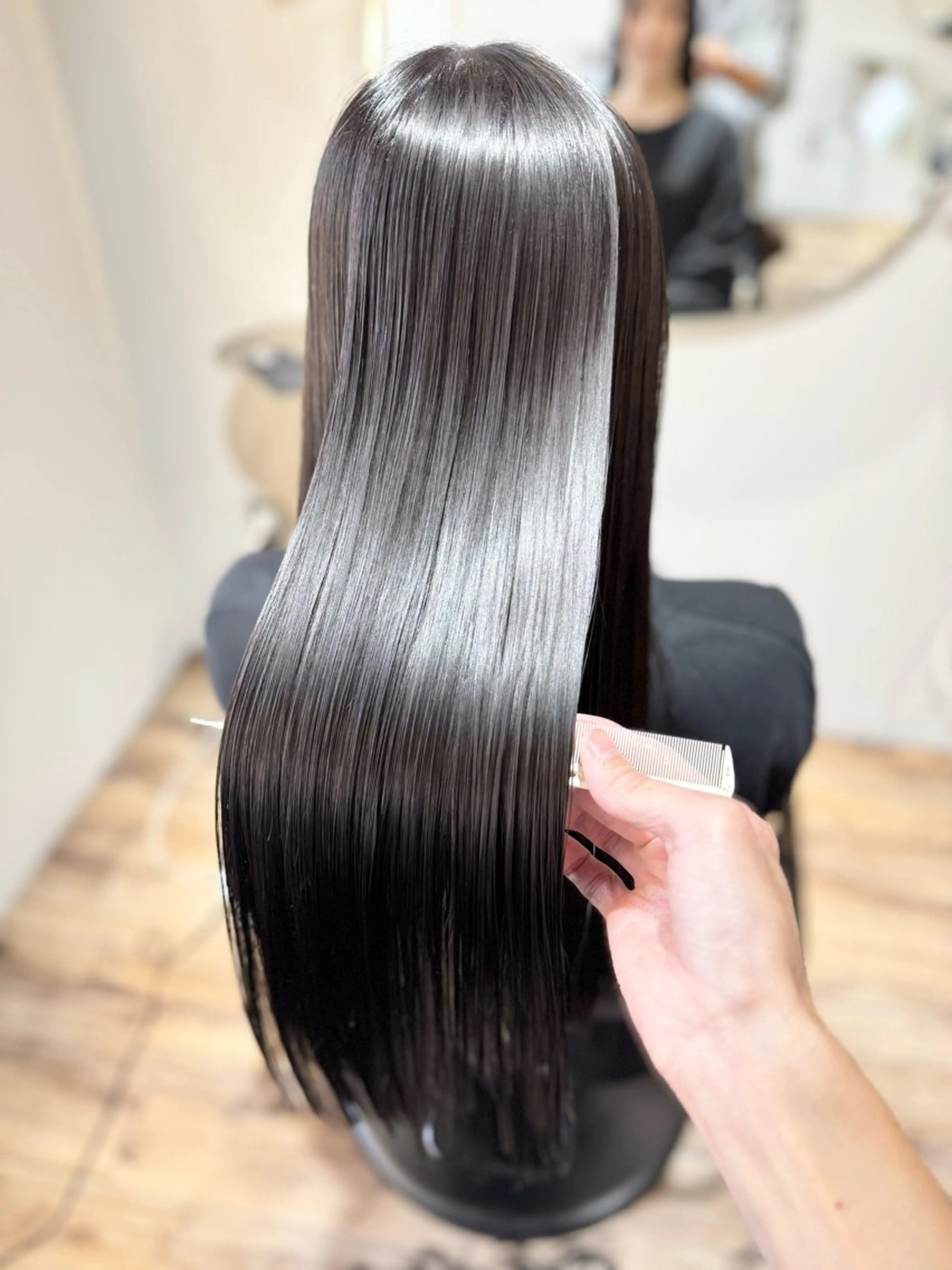 ロング カラー カット ヘアカラー 【天満1艶髪】潤艶/ 髪質改善🌹釣本竜哉のヘアスタイル