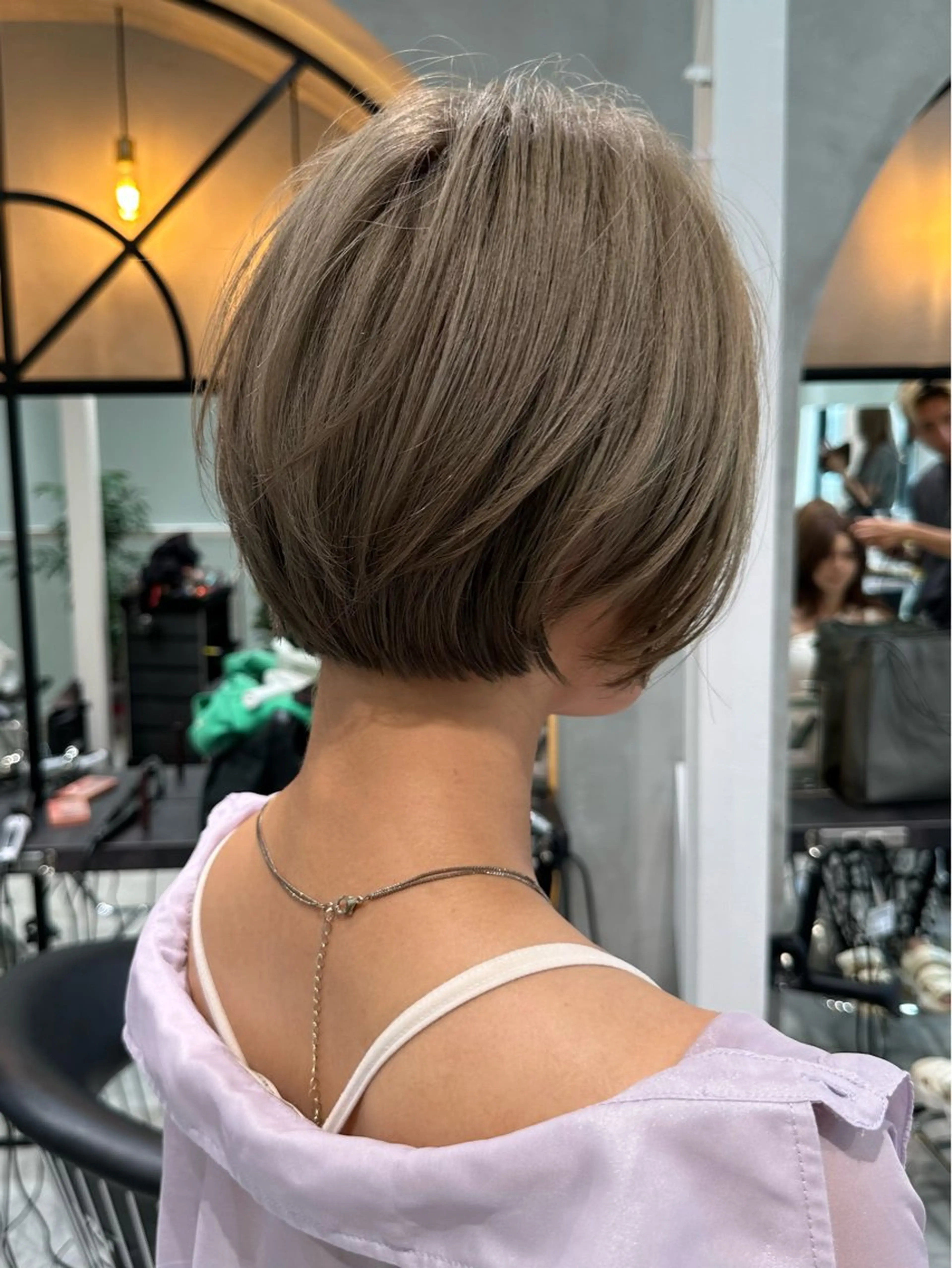 ショート ショートヘア 小顔カット カット ヘアカラー トリートメント ヘッドスパ taiga ショート /レイヤー/矯正🌈のヘアスタイル