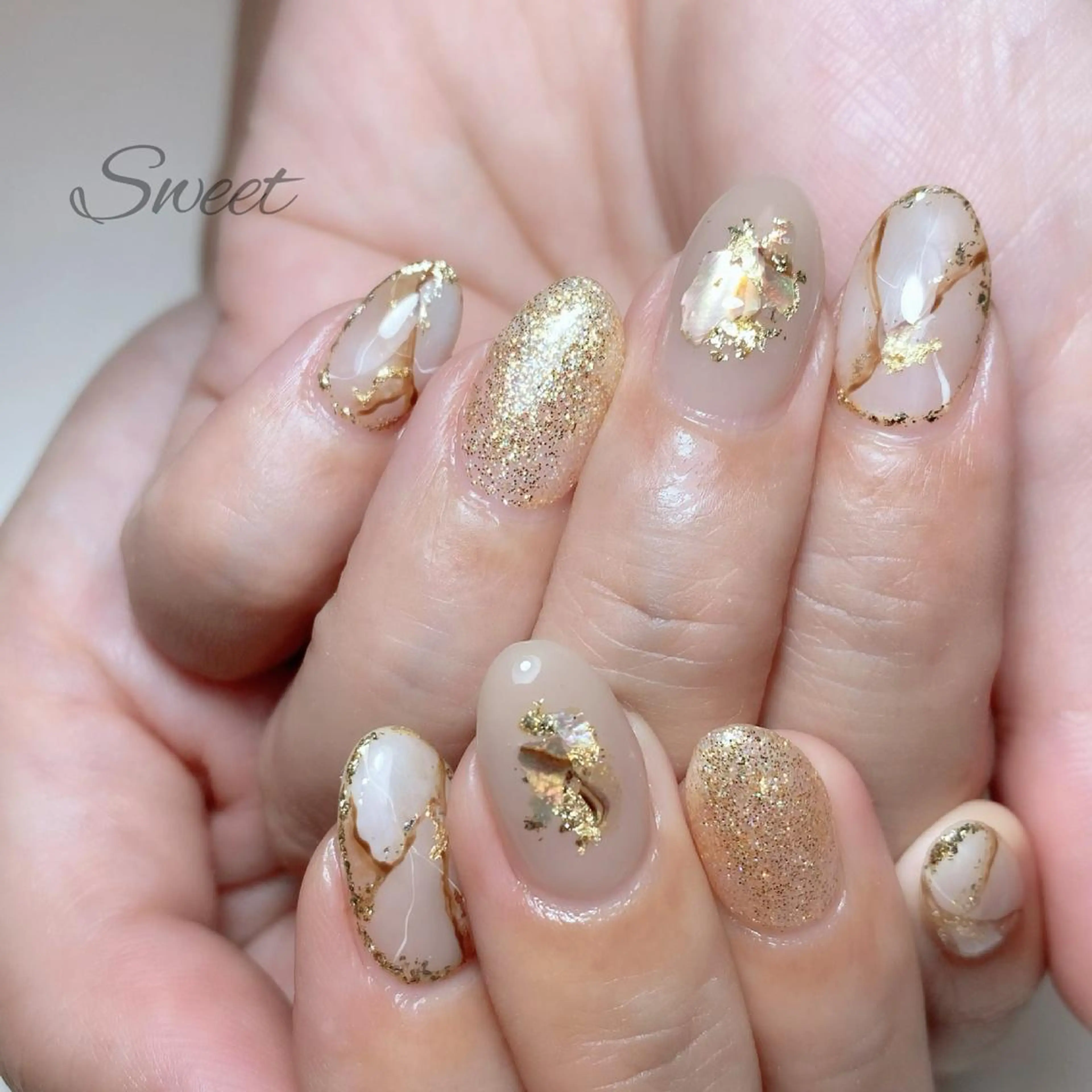 ネイル sweet 仲野陽子のネイルデザイン