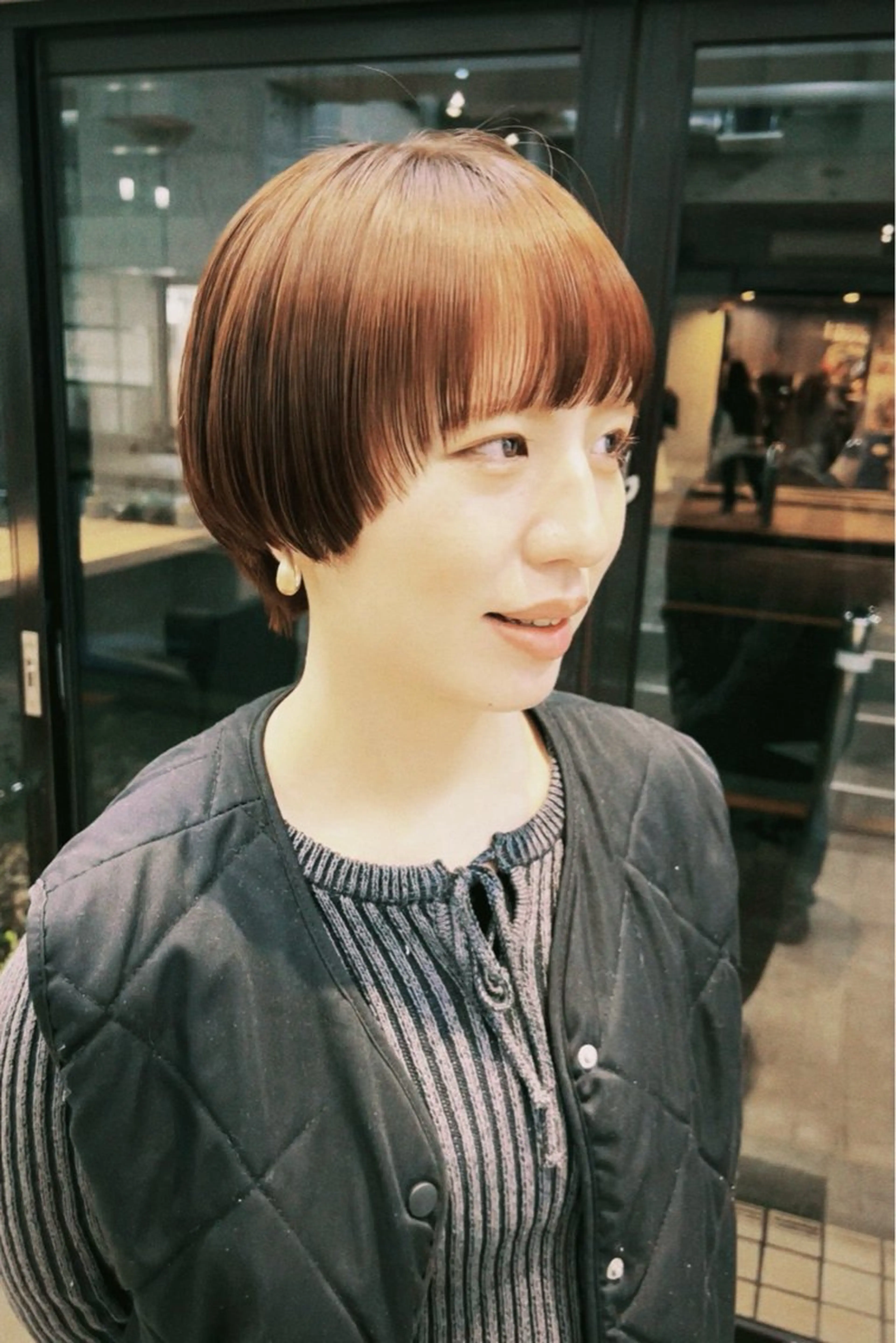 ショート カット ヘアカラー トリートメント Umu所属・✳︎透明感カラー✳︎ ボブ✳︎nanaのヘアスタイル