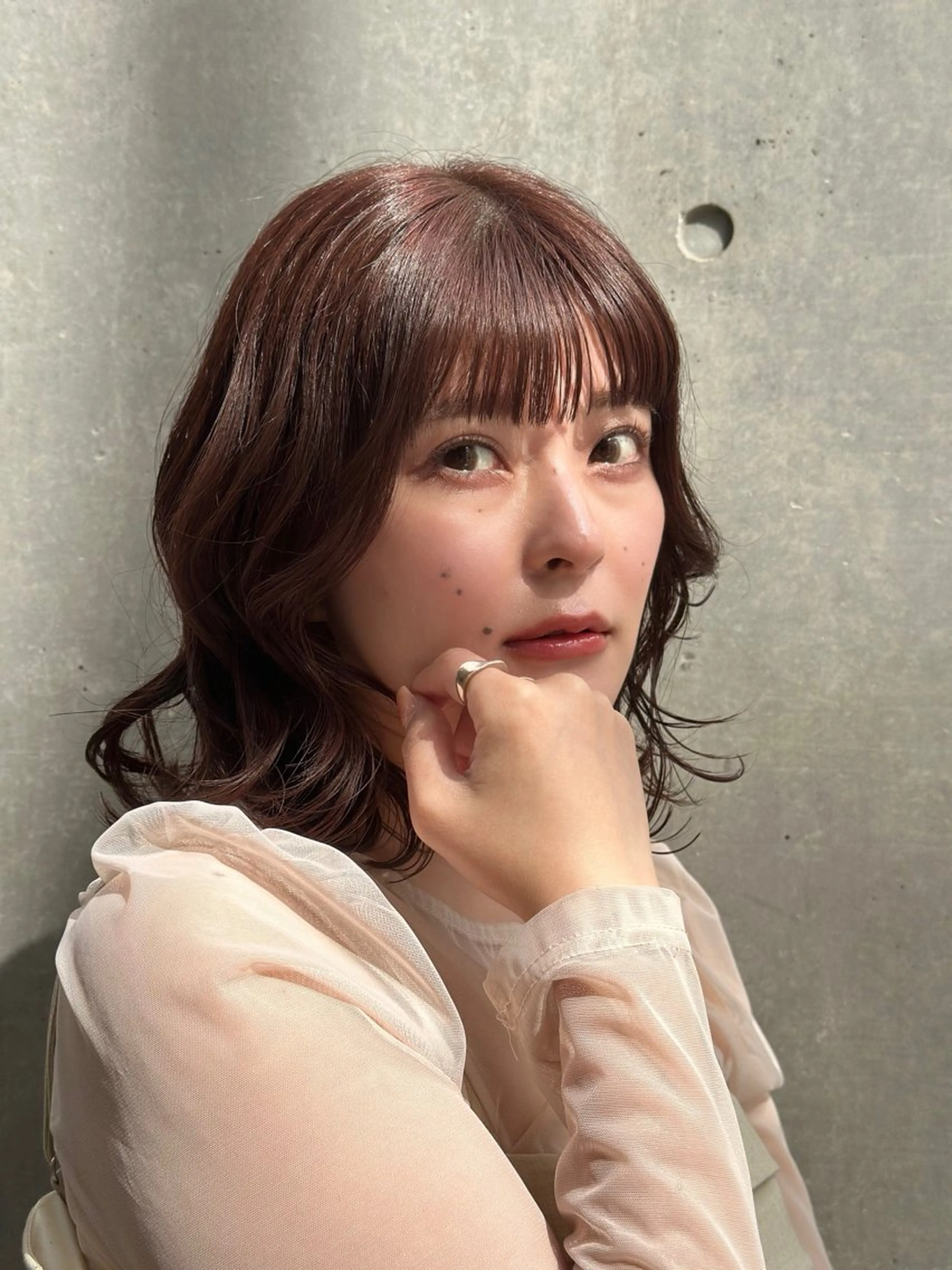 ミディアム GIEN 西宮ガーデンズプラス所属・中尾 碧斗のヘアスタイル