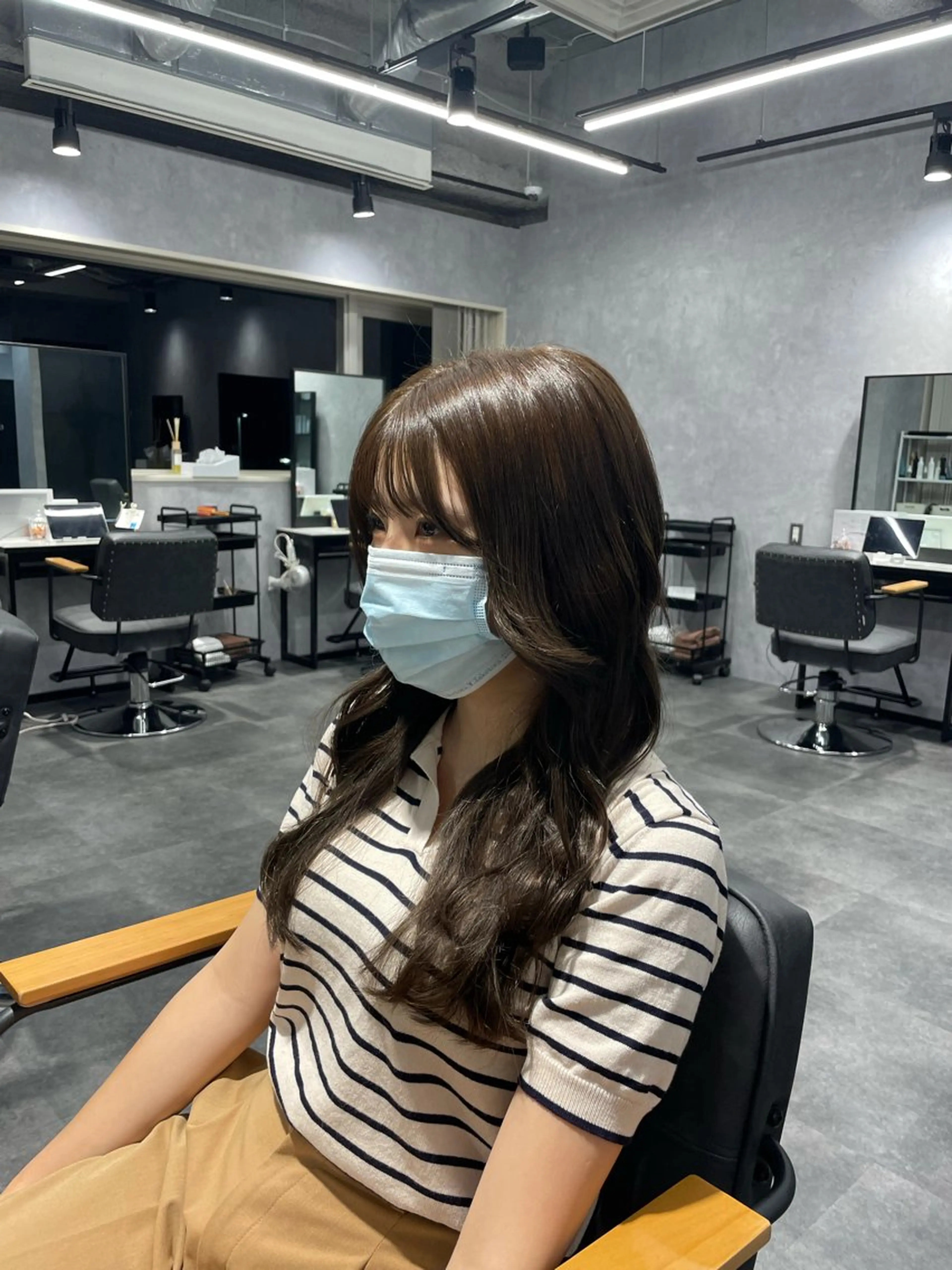 ロング プルエクステ エクステ 江田 悠真のヘアスタイル