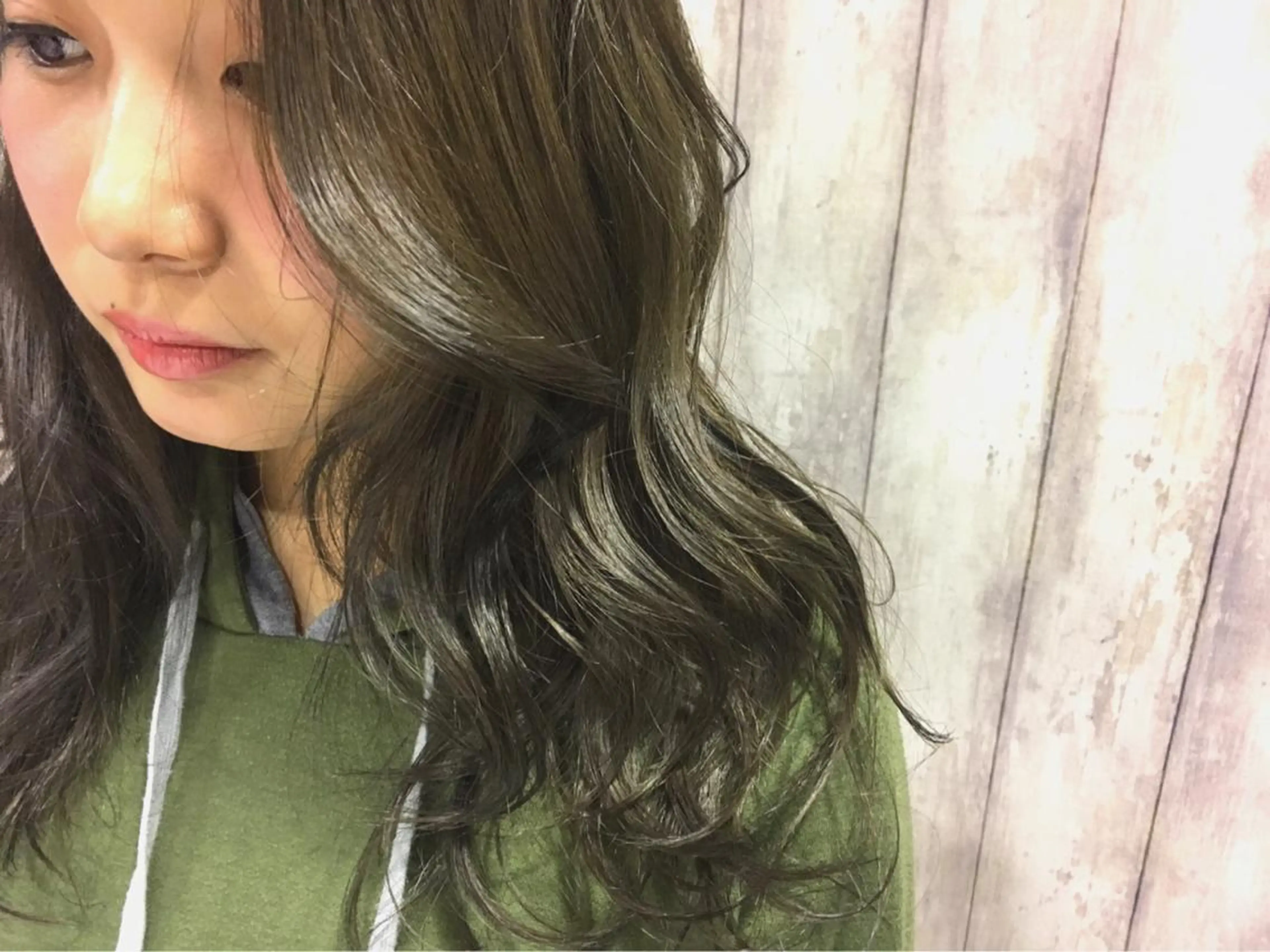 ミディアム セミロング ロング カラー イルミナカラー boutique misakiのヘアスタイル