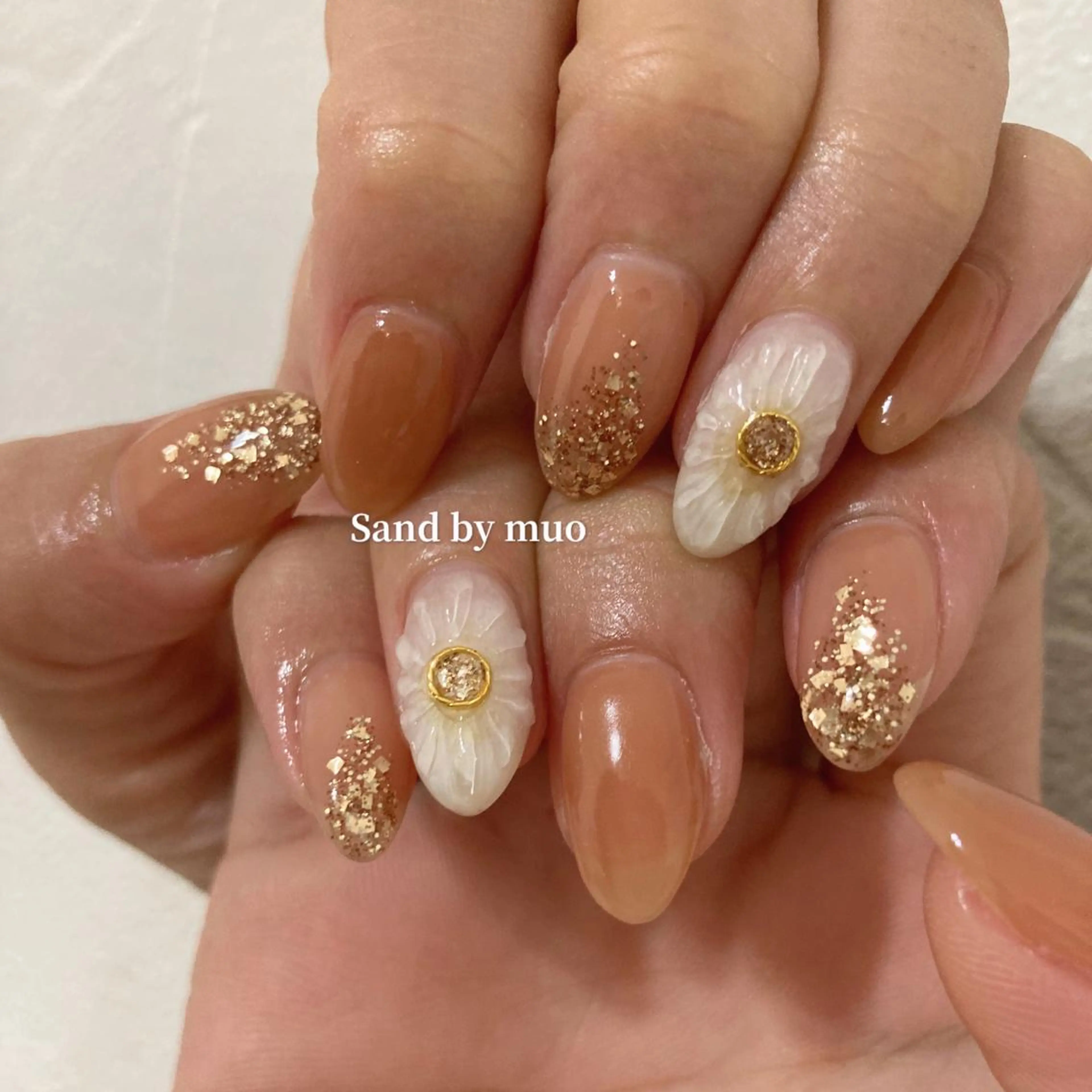 ネイル ジェルネイル グラデーション ミラーネイル 持ち込み ニュアンスネイル 中川 ほののネイルデザイン