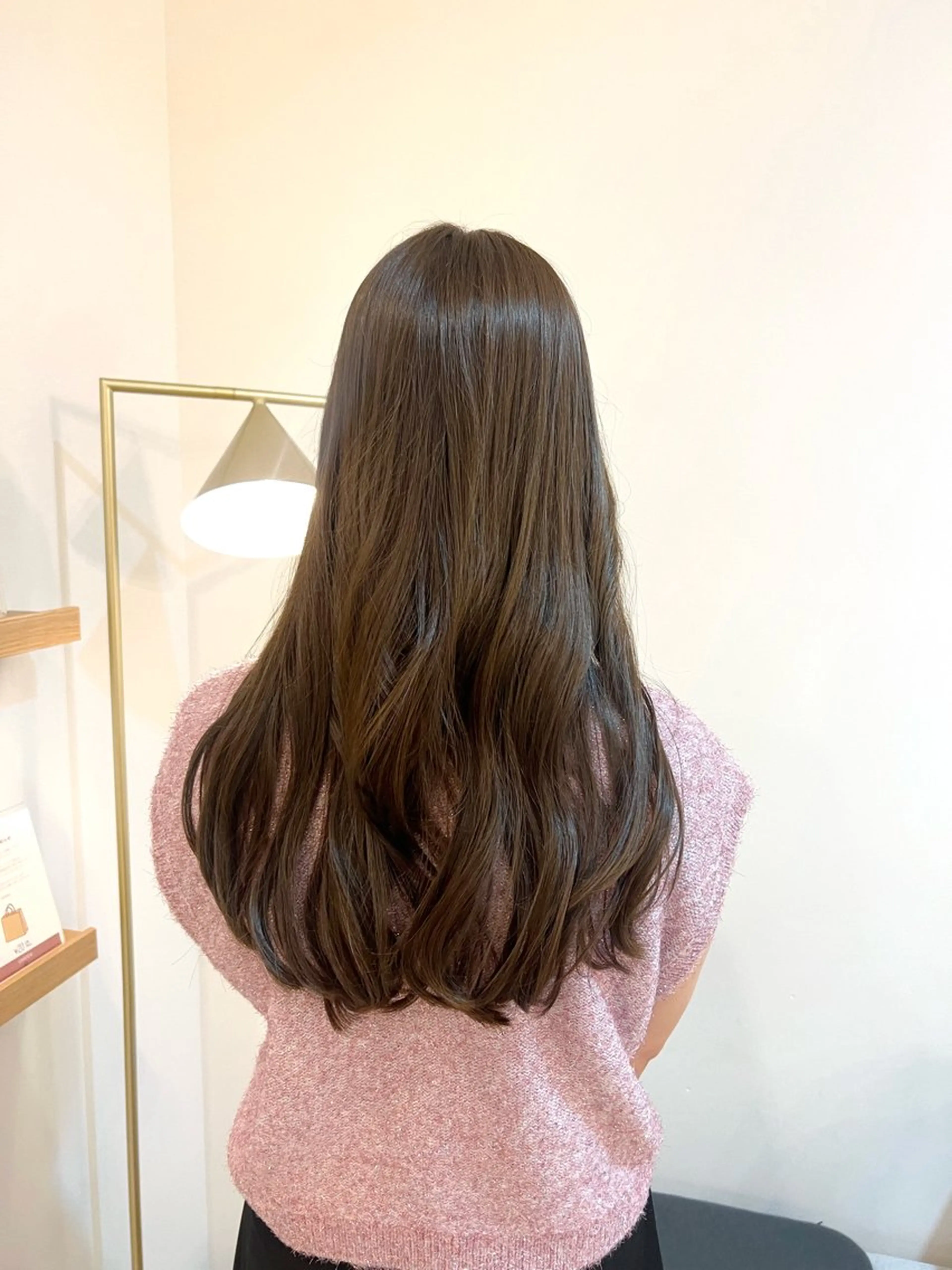ロング カラー ベージュカラー 透明感カラー ヘアカラー トリートメント 艶カラー/透明感 /ヒグチアオイのヘアスタイル