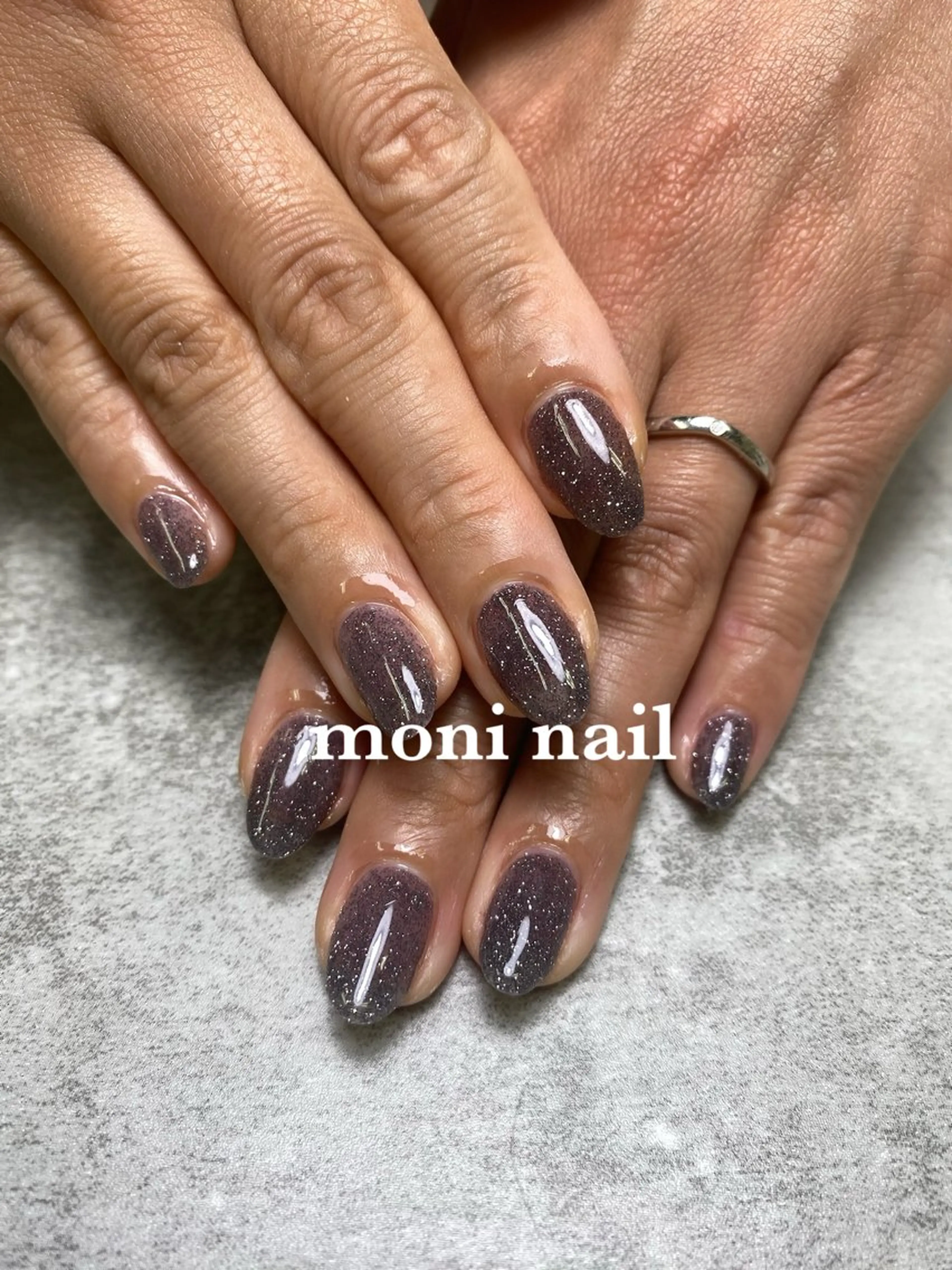 ‎【当店オフあり】ハンド💅🏻フラッシュネイル💜orマグネットネイルの写真