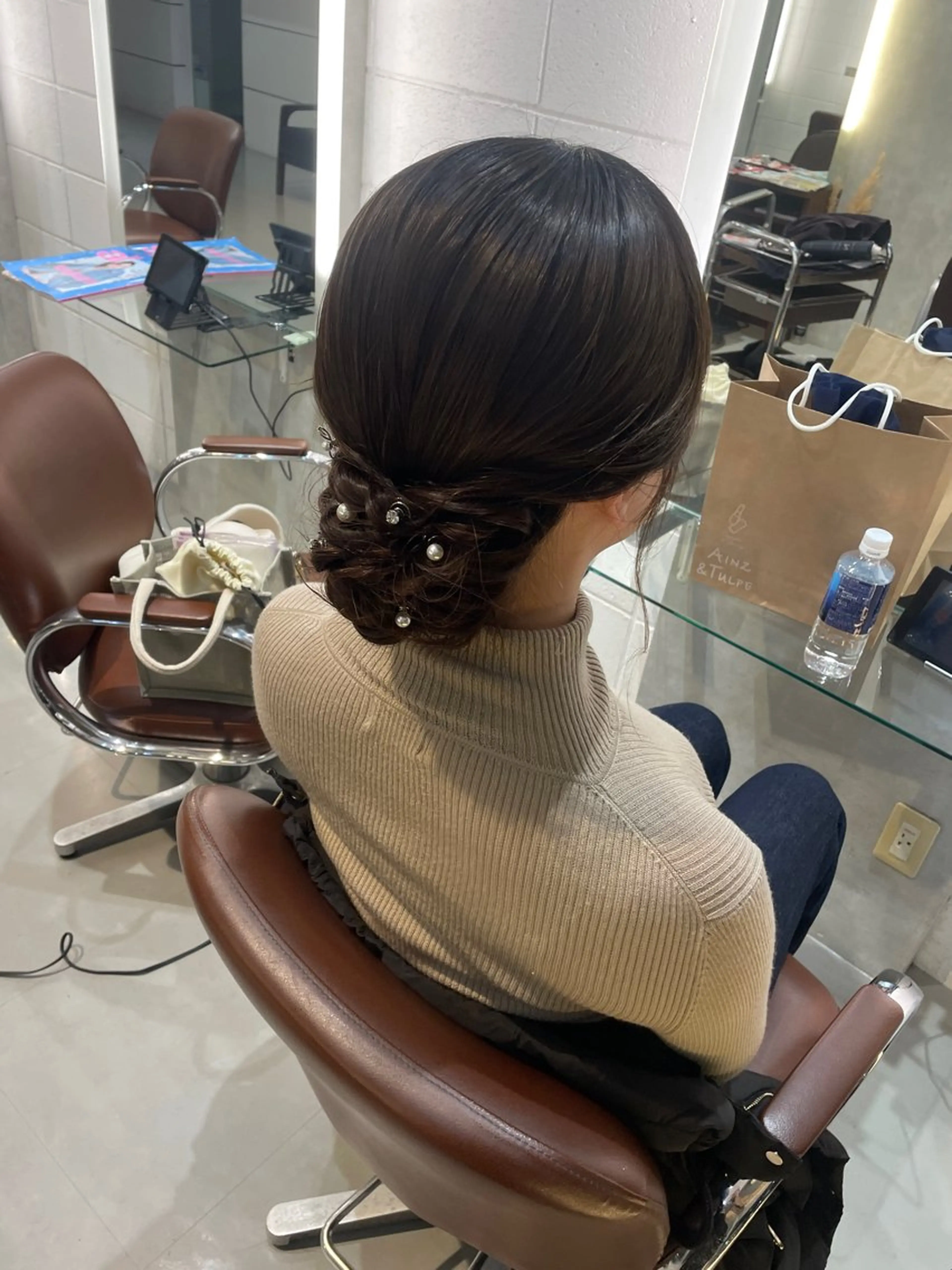 ヘアアレンジ ヘアセット 🖤ROSEL／ KUREA🖤のヘアスタイル