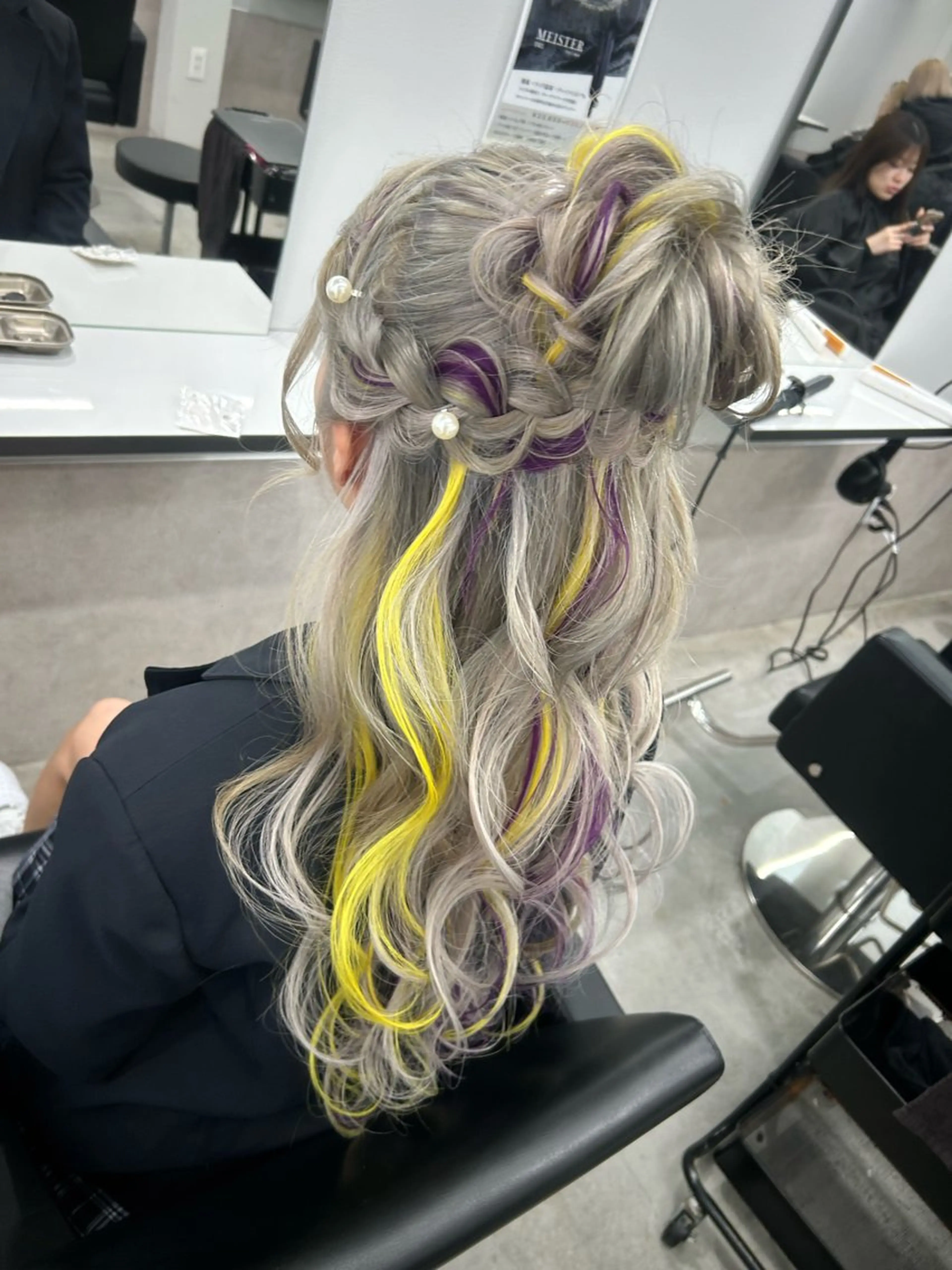 ヘアアレンジ ヘアセット SAAYA 🎀 博多ハイトーン💖のヘアスタイル