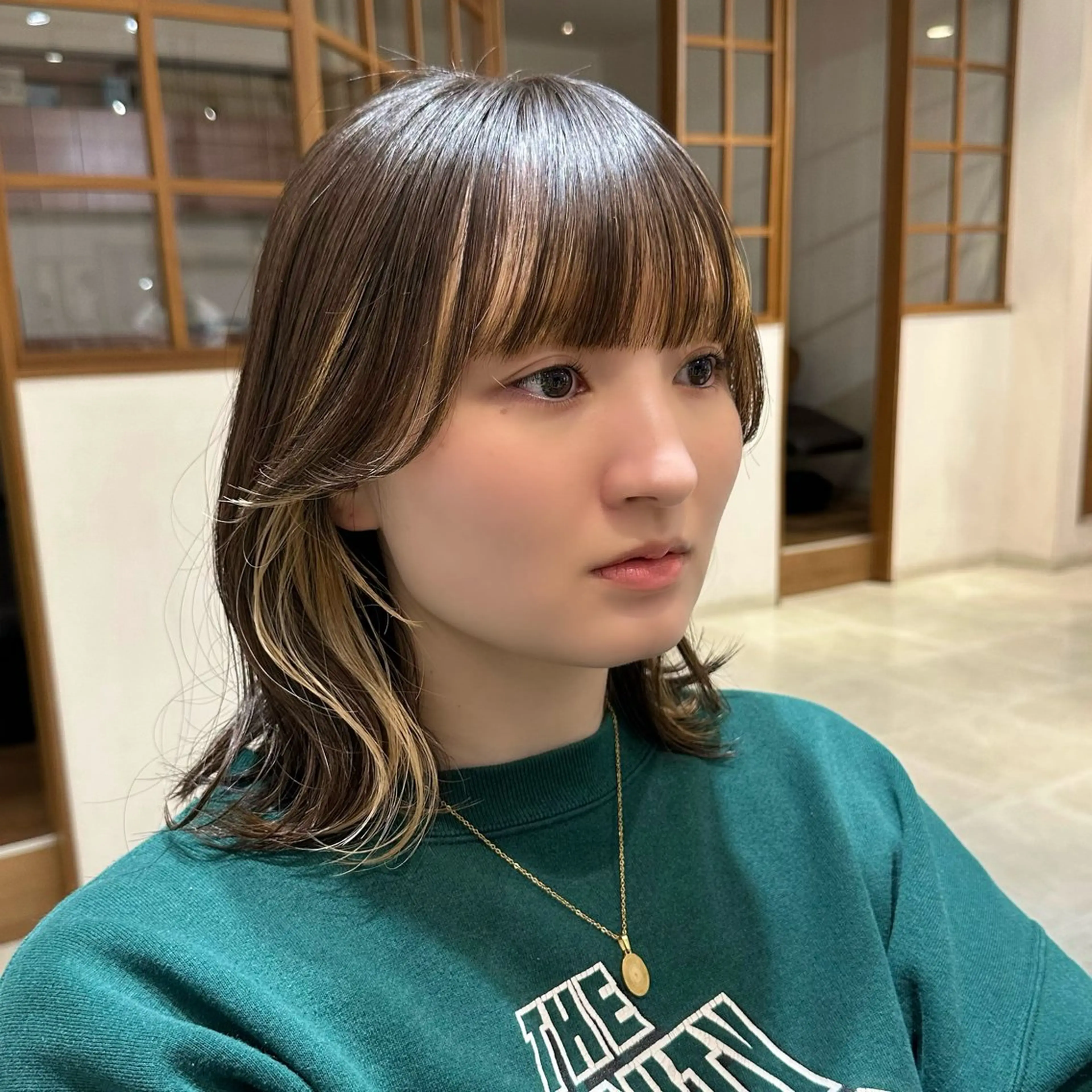 ミディアム ボブ 小顔カット VIEW BLUE所属・レイヤー/顔まわり /亀戸錦糸町/なつきのヘアスタイル