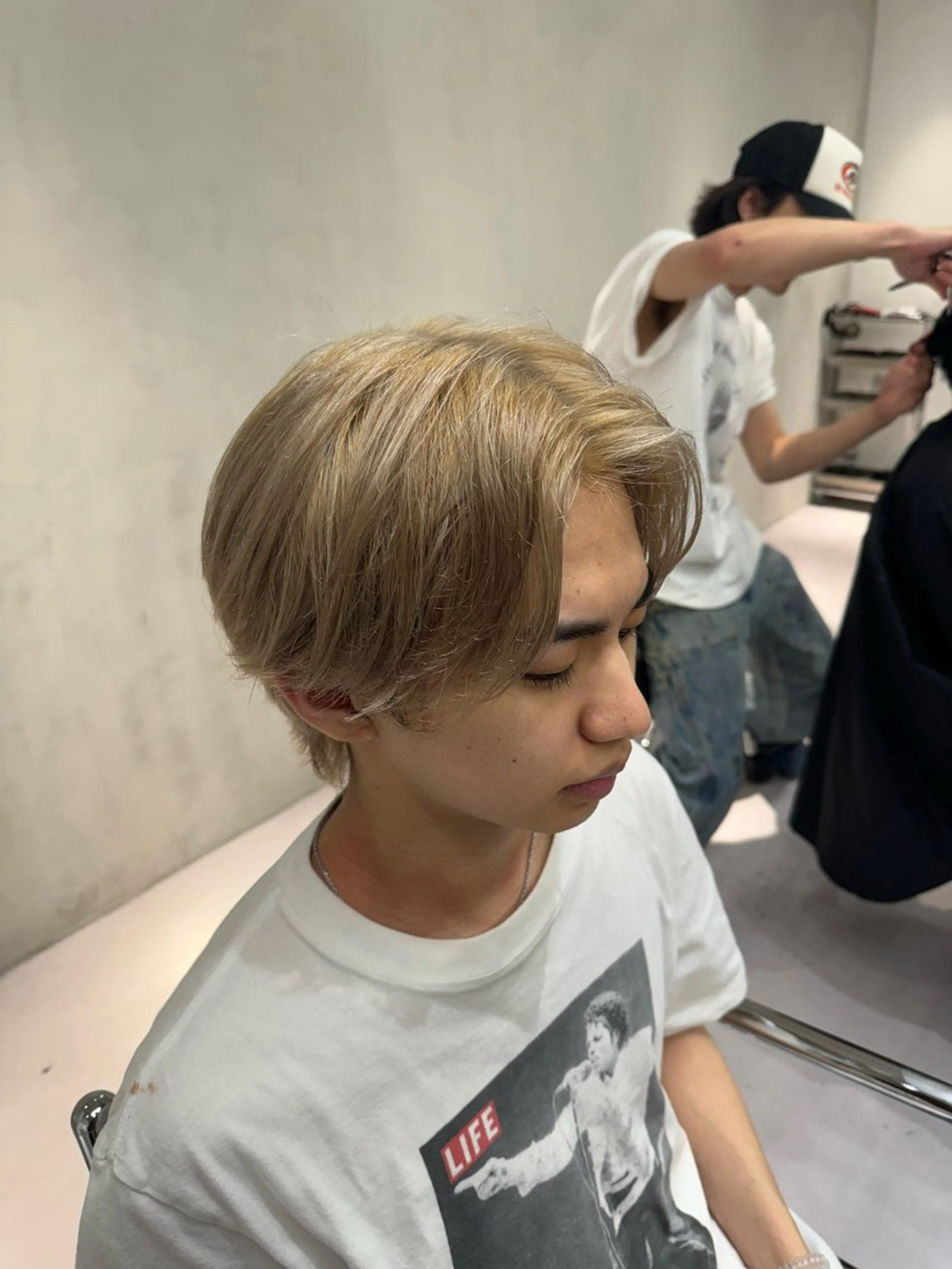 カラー パーマ メンズ メンズハイトーン ハイトーンカラー ブリーチ/パーマ特化 片平和寿のヘアスタイル